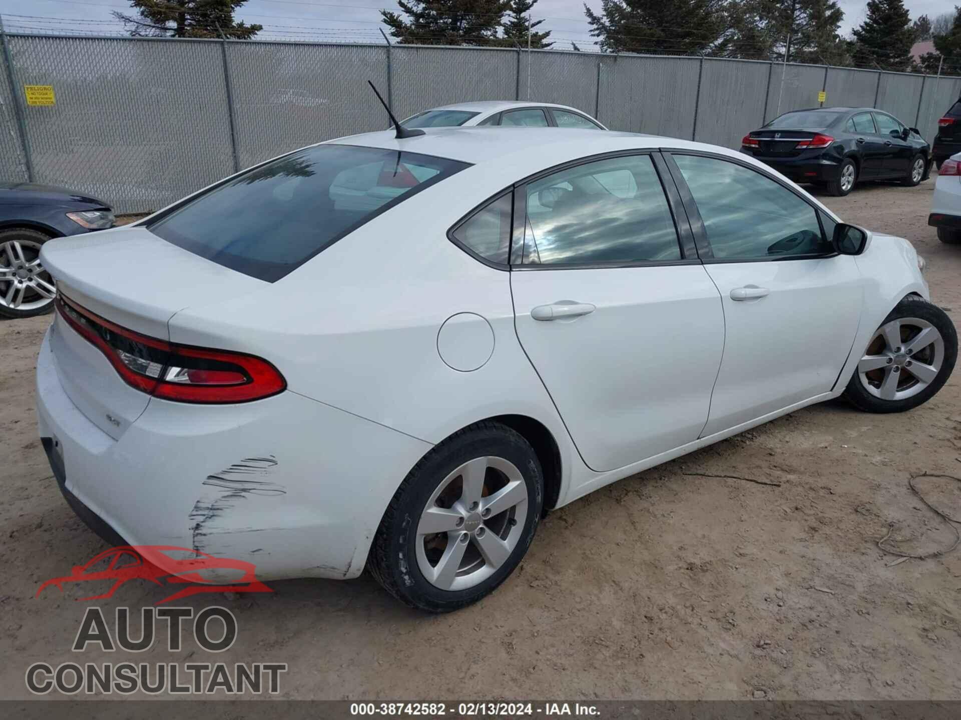 DODGE DART 2016 - 1C3CDFBBXGD531068