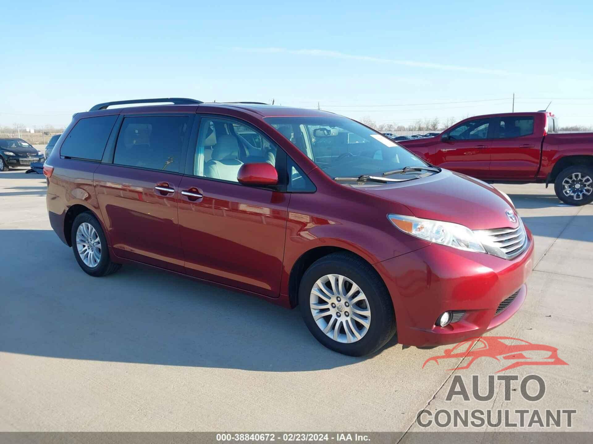 TOYOTA SIENNA 2017 - 5TDYZ3DC9HS799798