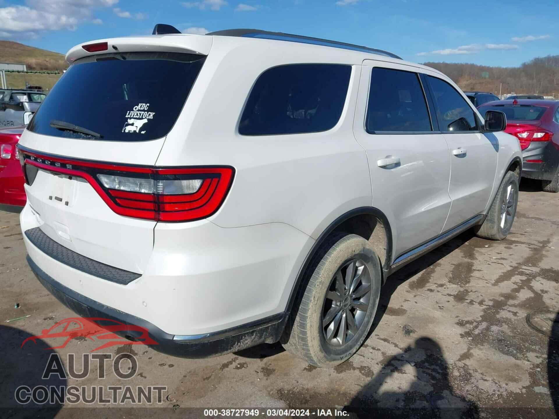 DODGE DURANGO 2017 - 1C4RDJAG2HC870954