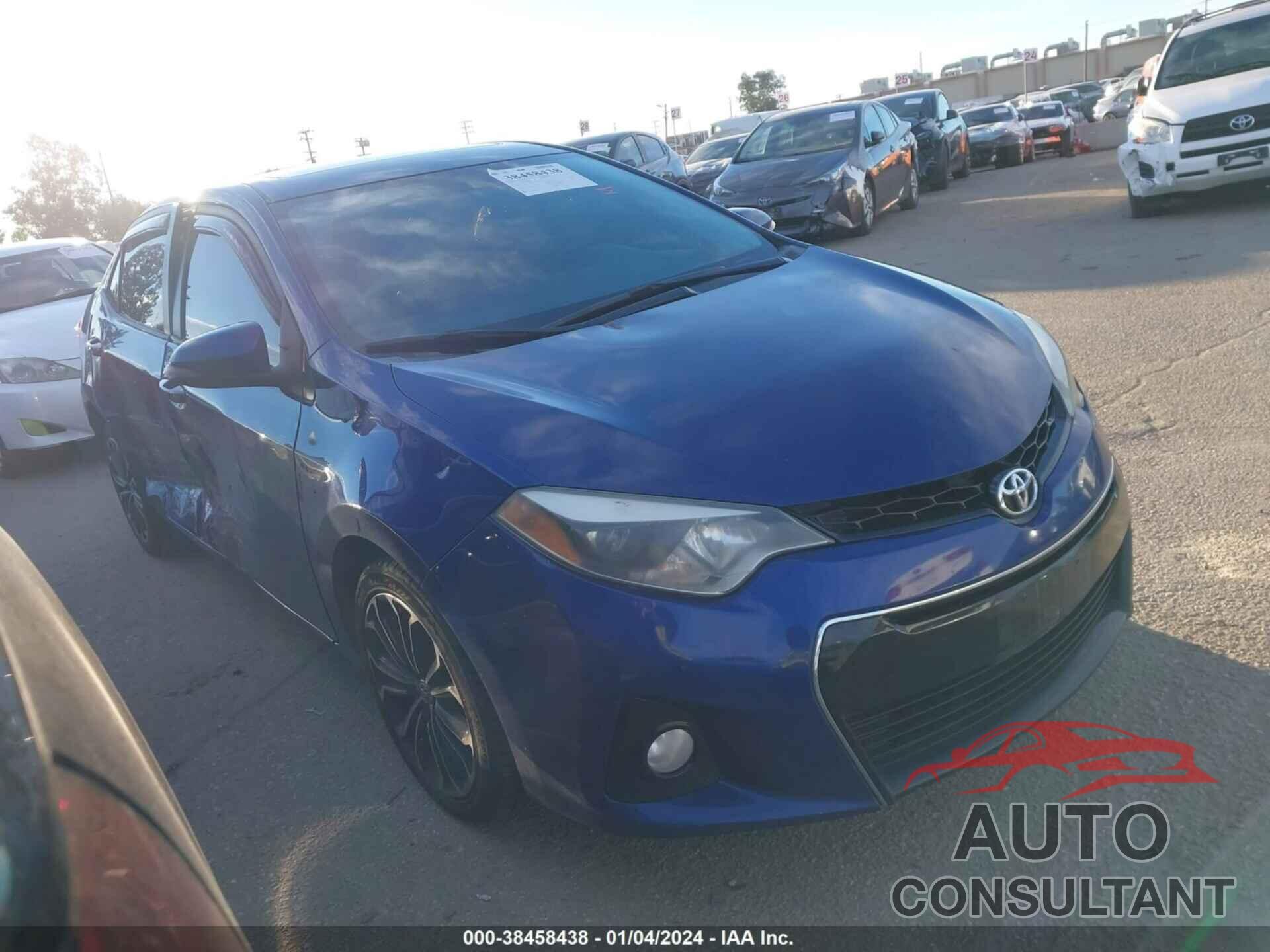 TOYOTA COROLLA 2016 - 2T1BURHE9GC499155