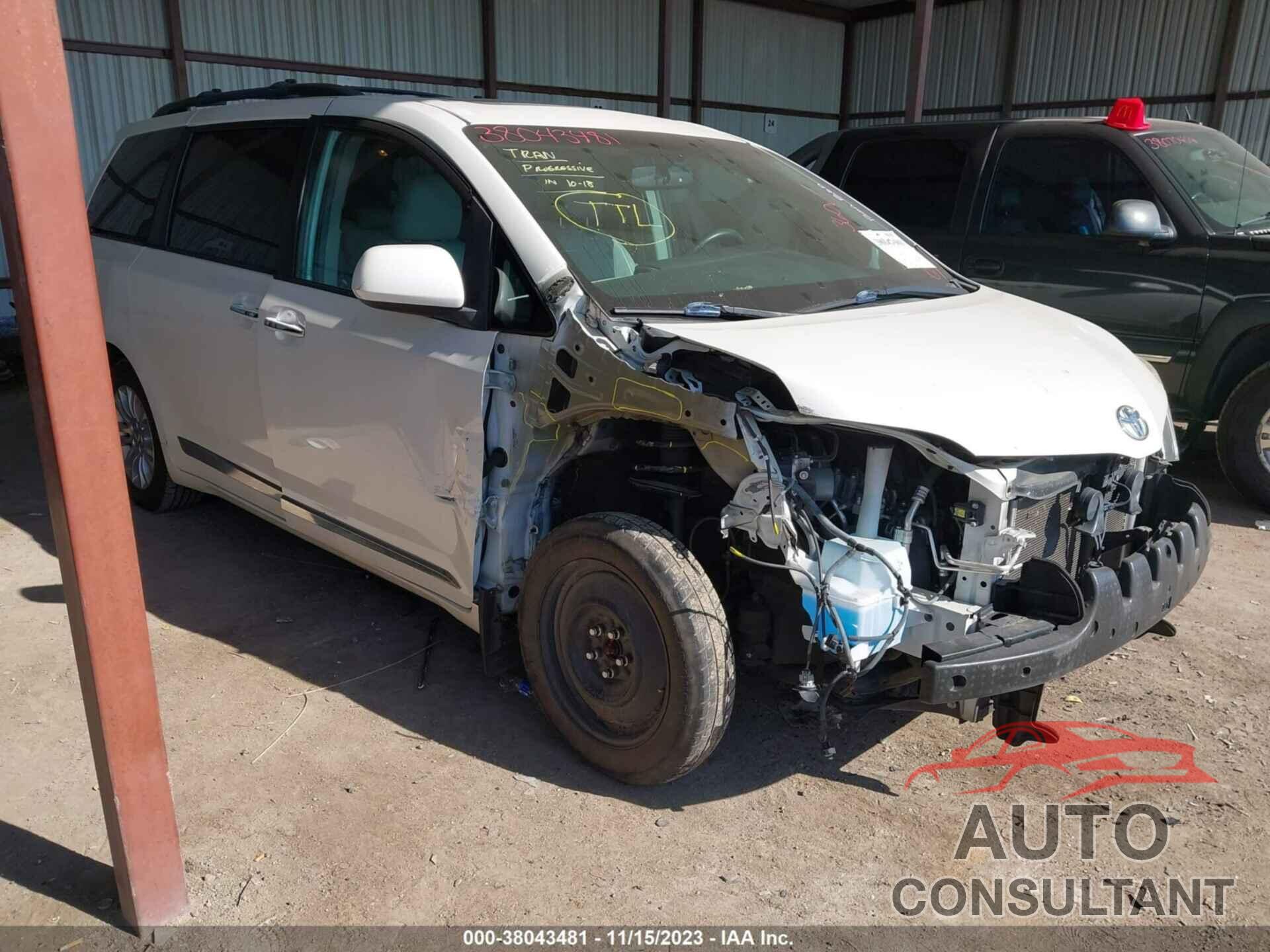 TOYOTA SIENNA 2017 - 5TDYZ3DC5HS782447