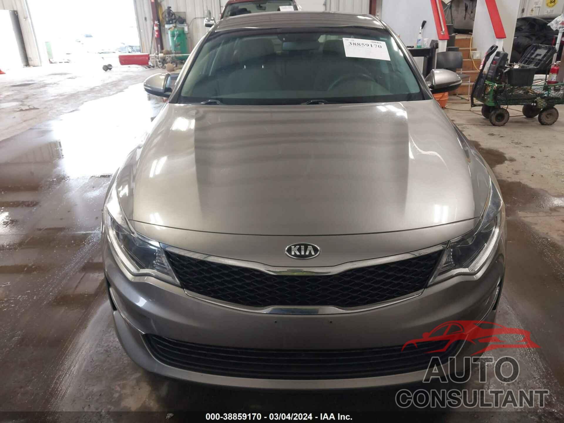 KIA OPTIMA 2018 - 5XXGT4L34JG220387