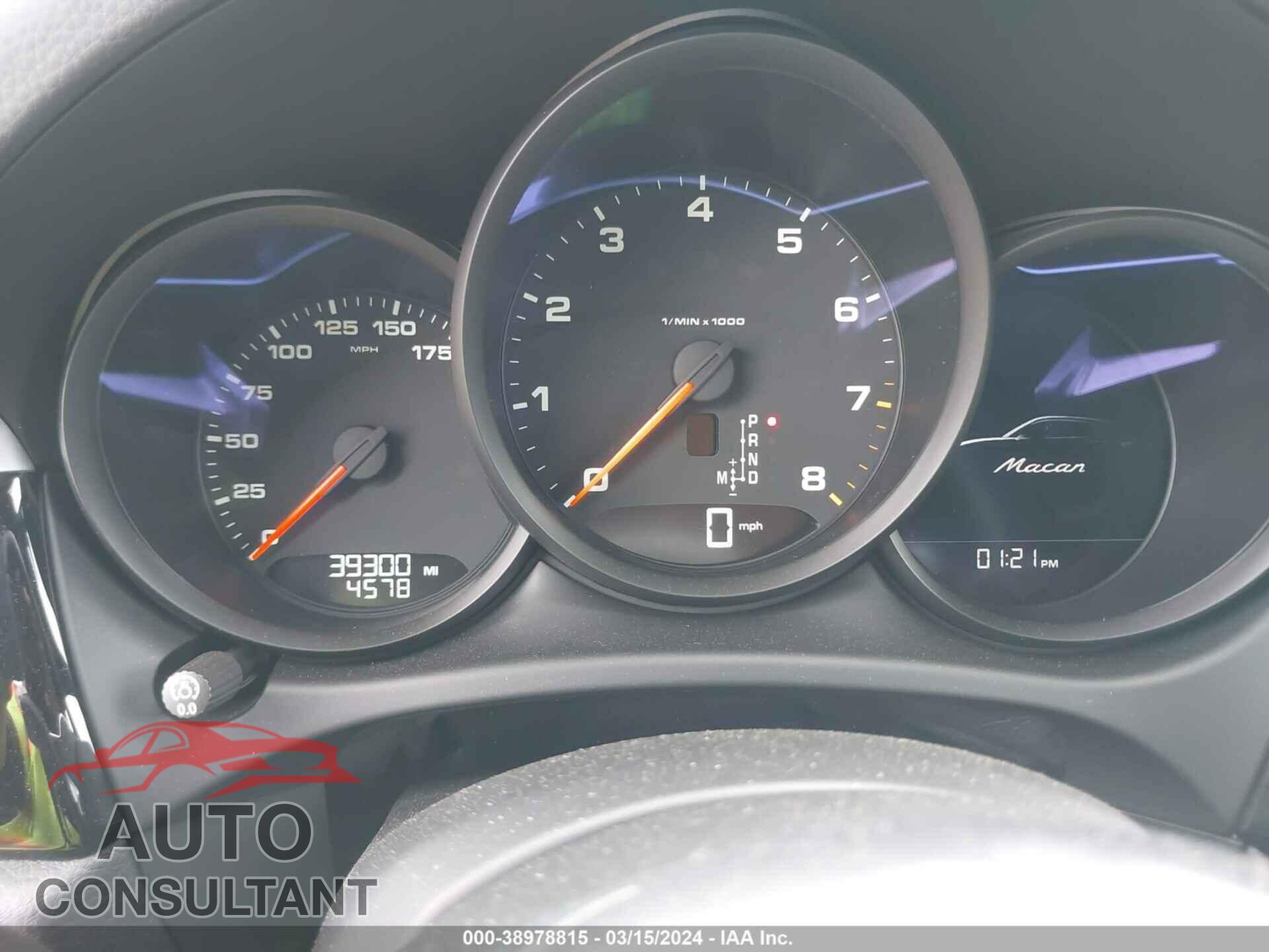 PORSCHE MACAN 2021 - WP1AA2A57MLB02227