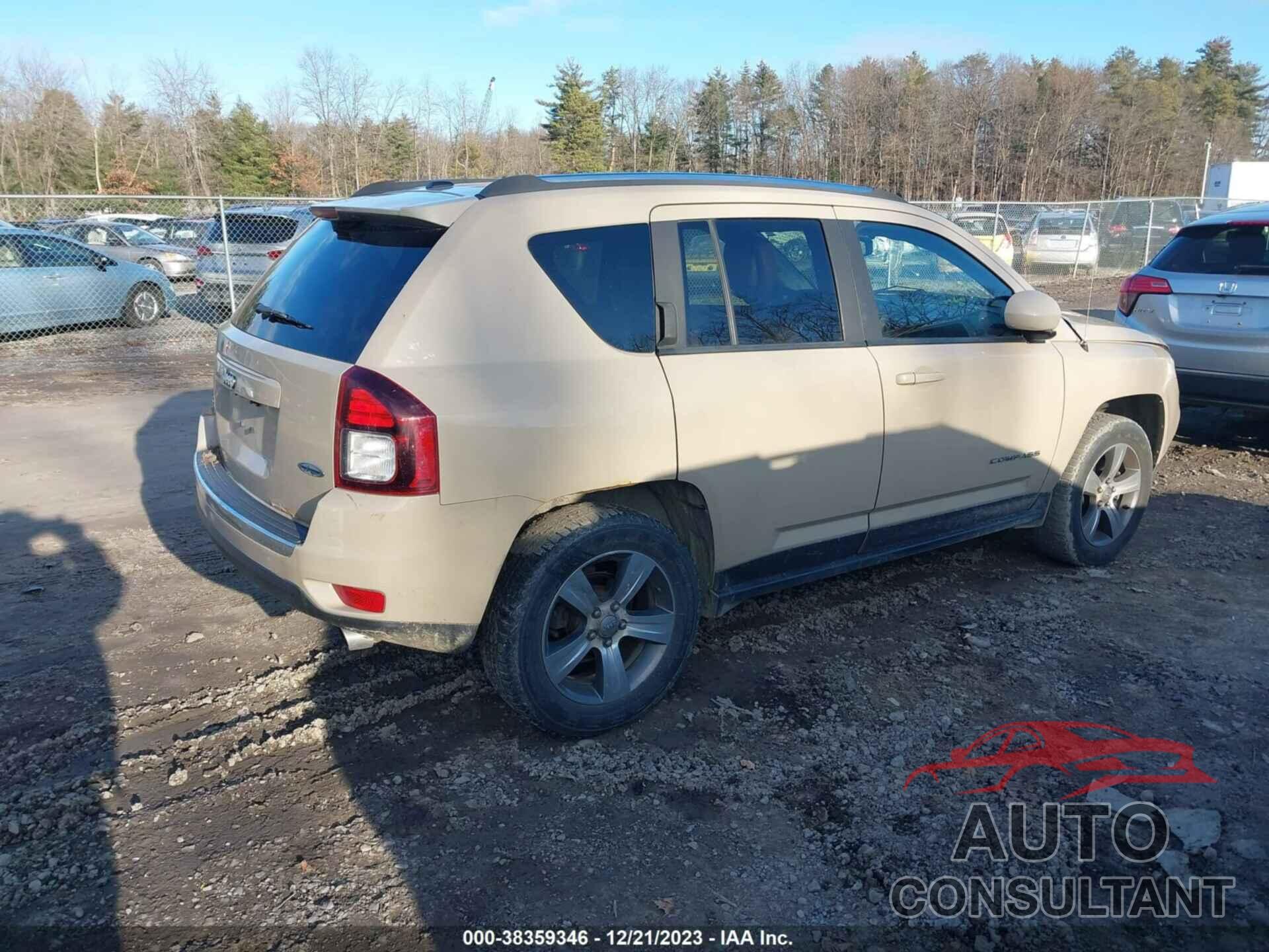 JEEP COMPASS 2017 - 1C4NJDEB5HD168273