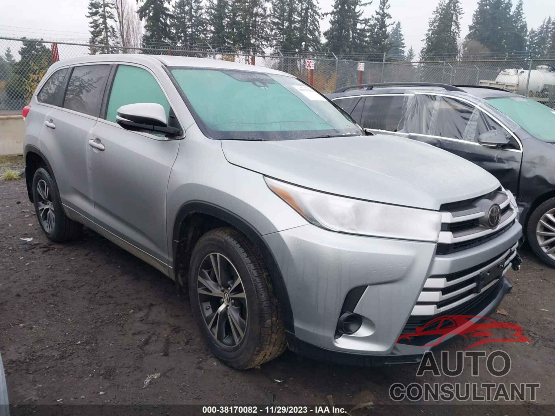 TOYOTA HIGHLANDER 2018 - 5TDBZRFH1JS850430