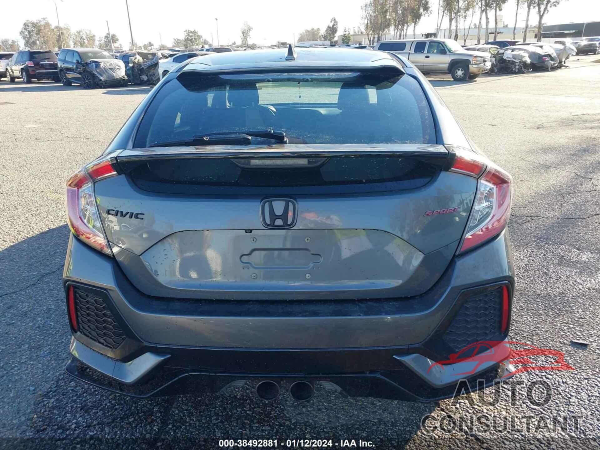 HONDA CIVIC 2017 - SHHFK7H4XHU406254