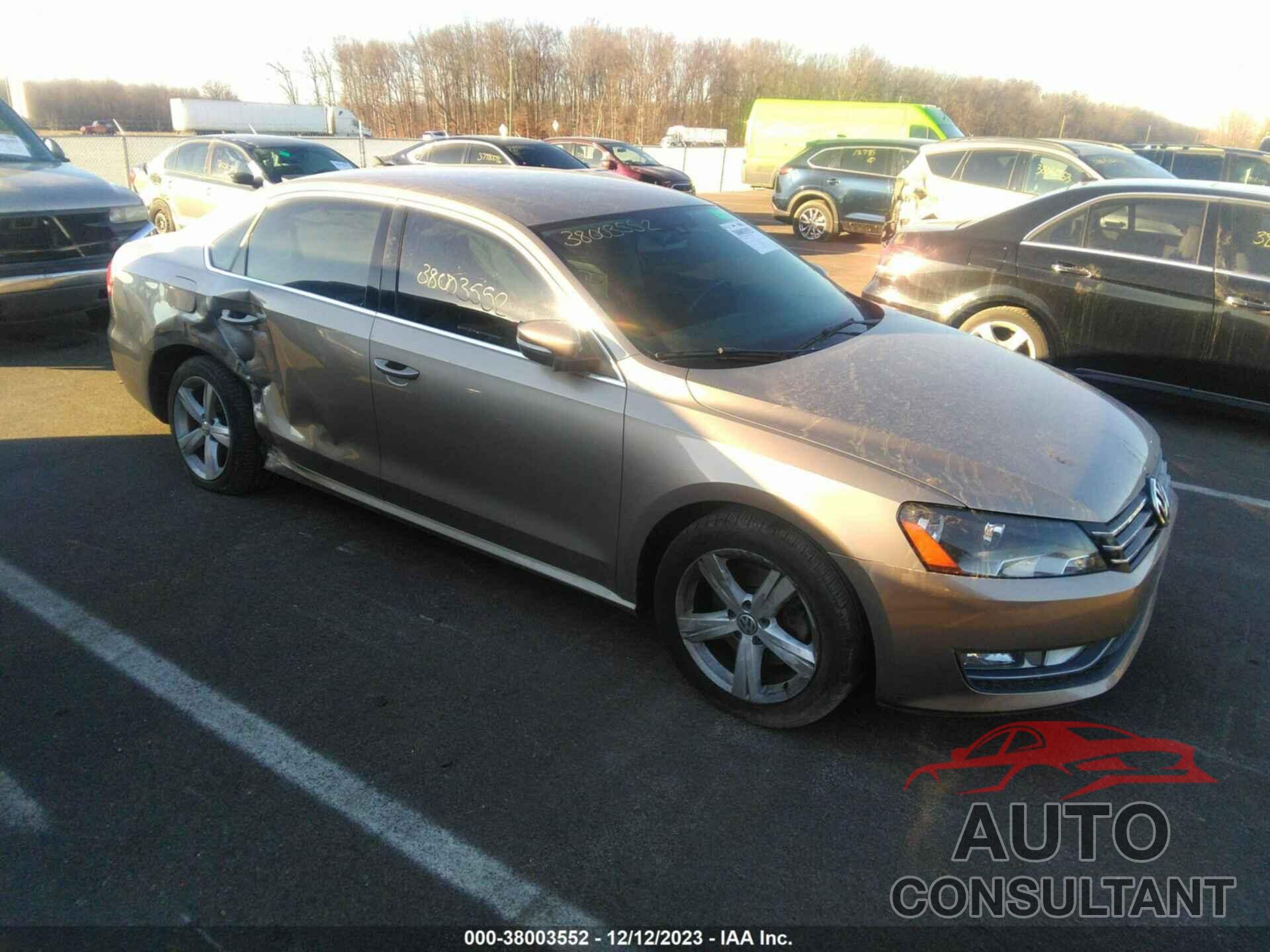 VOLKSWAGEN PASSAT 2015 - 1VWAS7A38FC077137