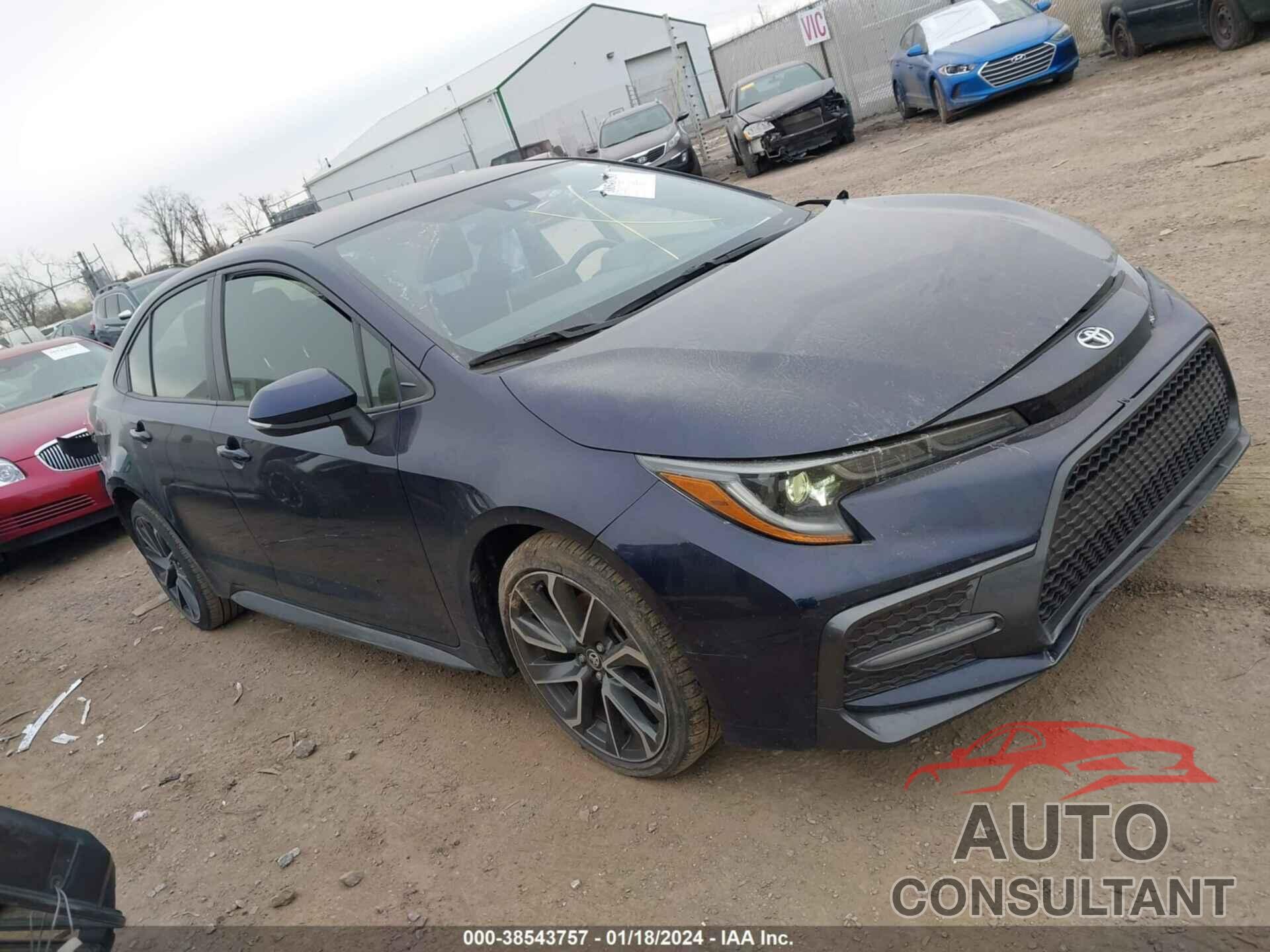 TOYOTA COROLLA 2021 - JTDS4MCE9MJ065327