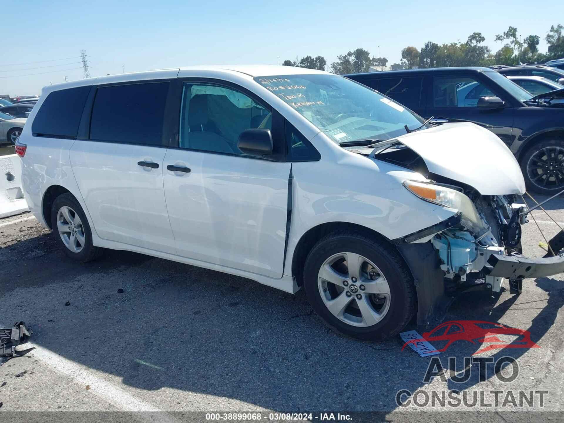 TOYOTA SIENNA 2020 - 5TDZZ3DC6LS068730