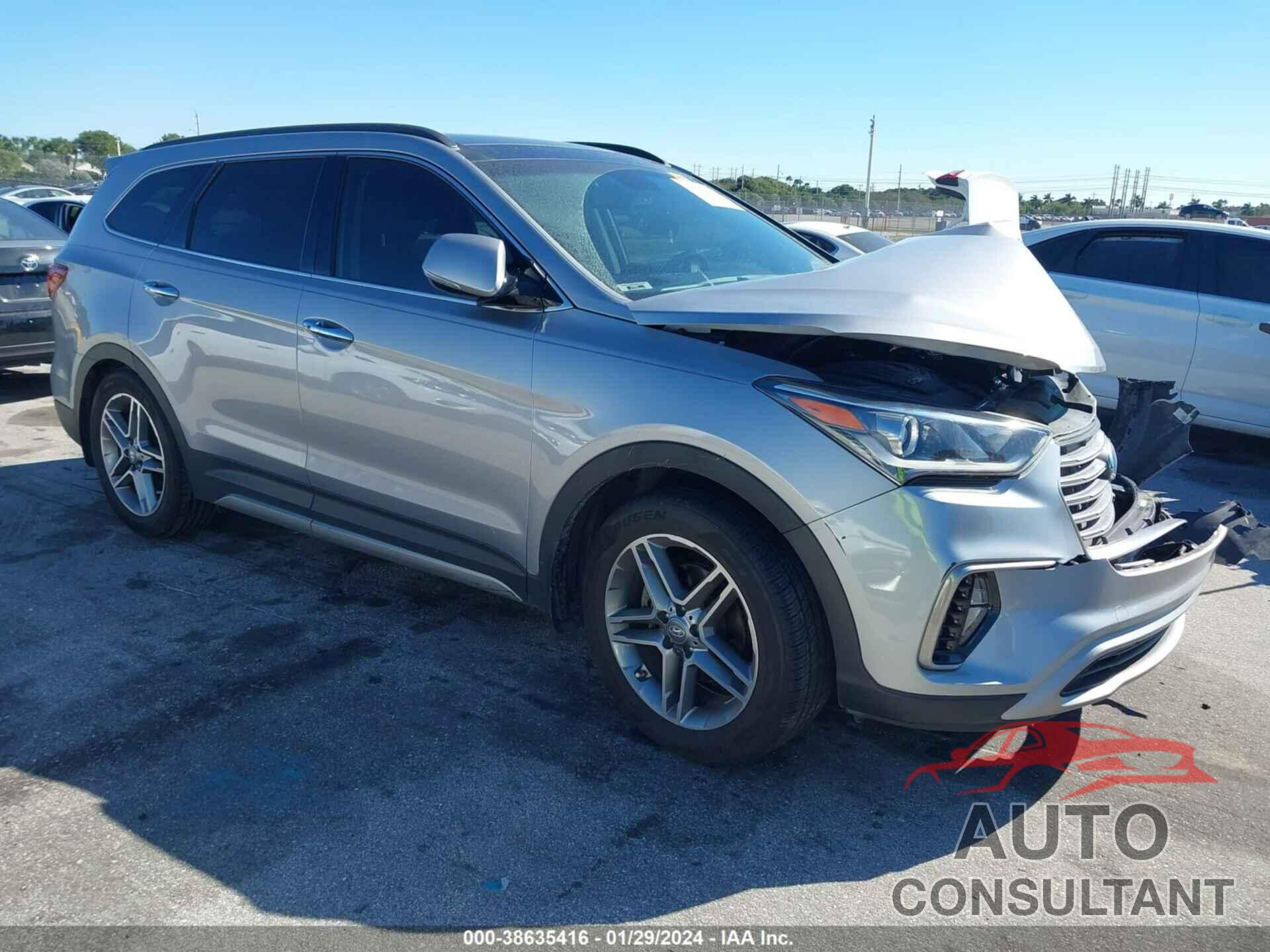 HYUNDAI SANTA FE 2017 - KM8SR4HF6HU244816