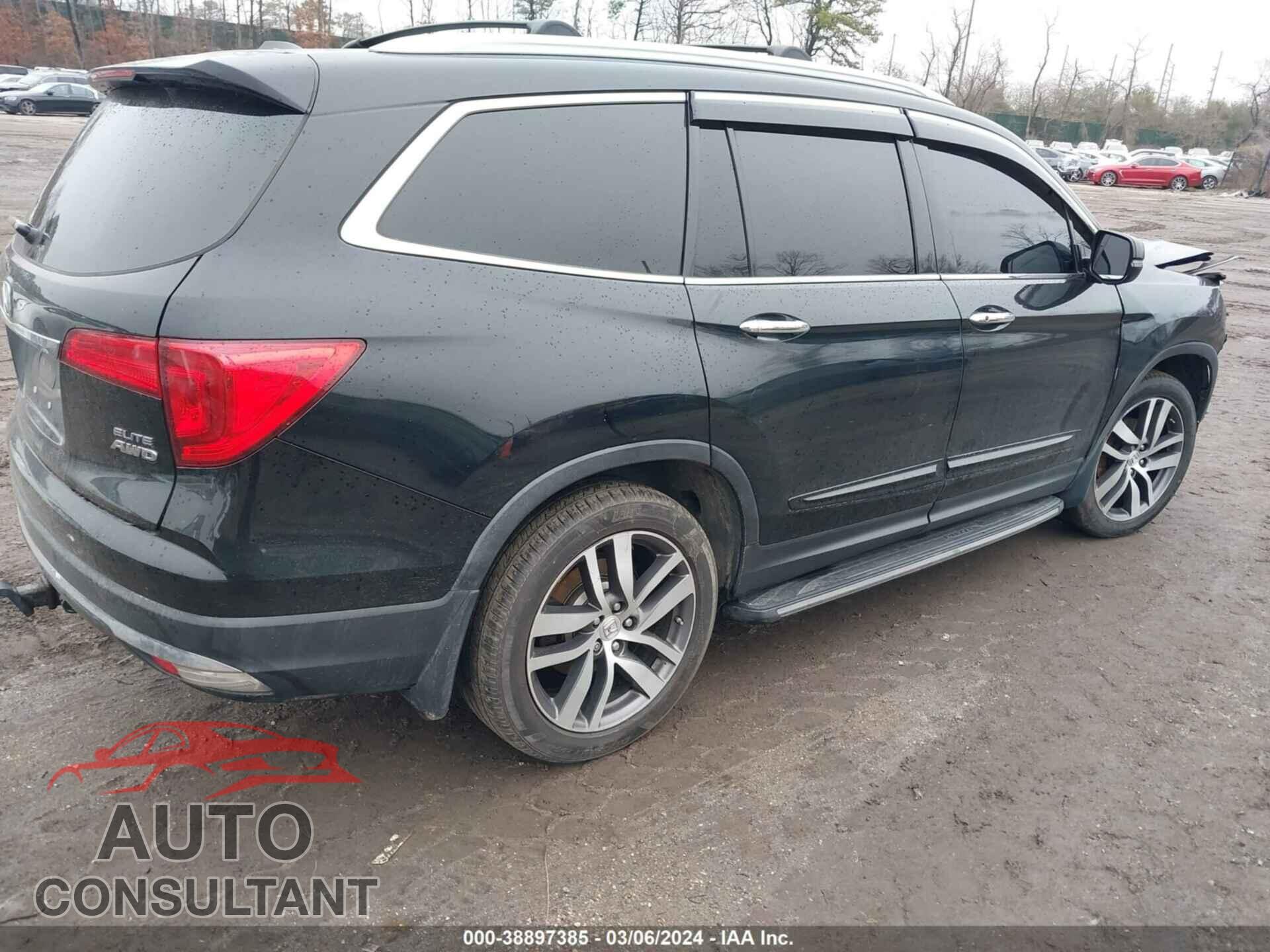 HONDA PILOT 2016 - 5FNYF6H09GB052697