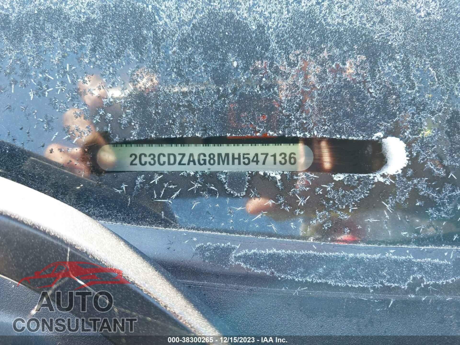 DODGE CHALLENGER 2021 - 2C3CDZAG8MH547136