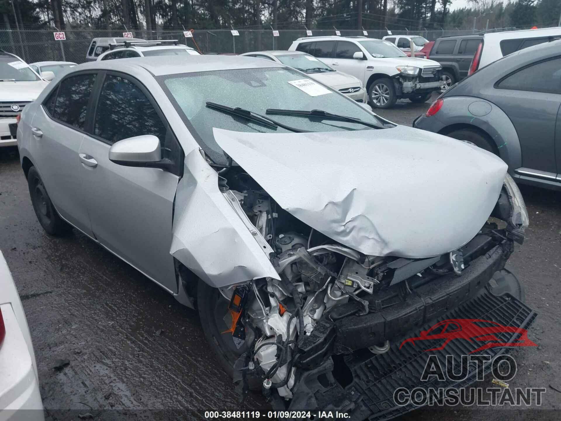 TOYOTA COROLLA 2017 - 2T1BURHE9HC755568