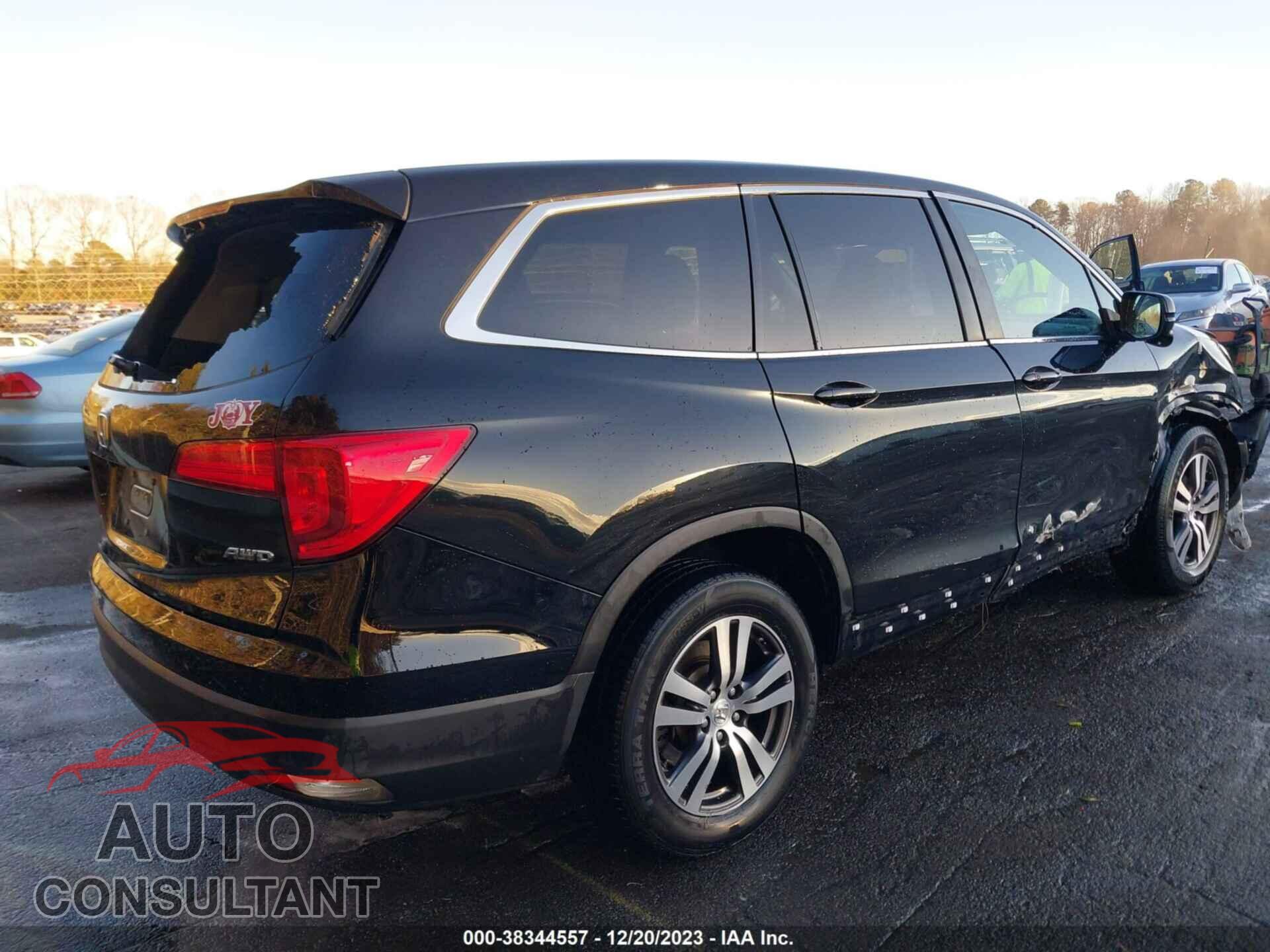 HONDA PILOT 2017 - 5FNYF6H33HB040699