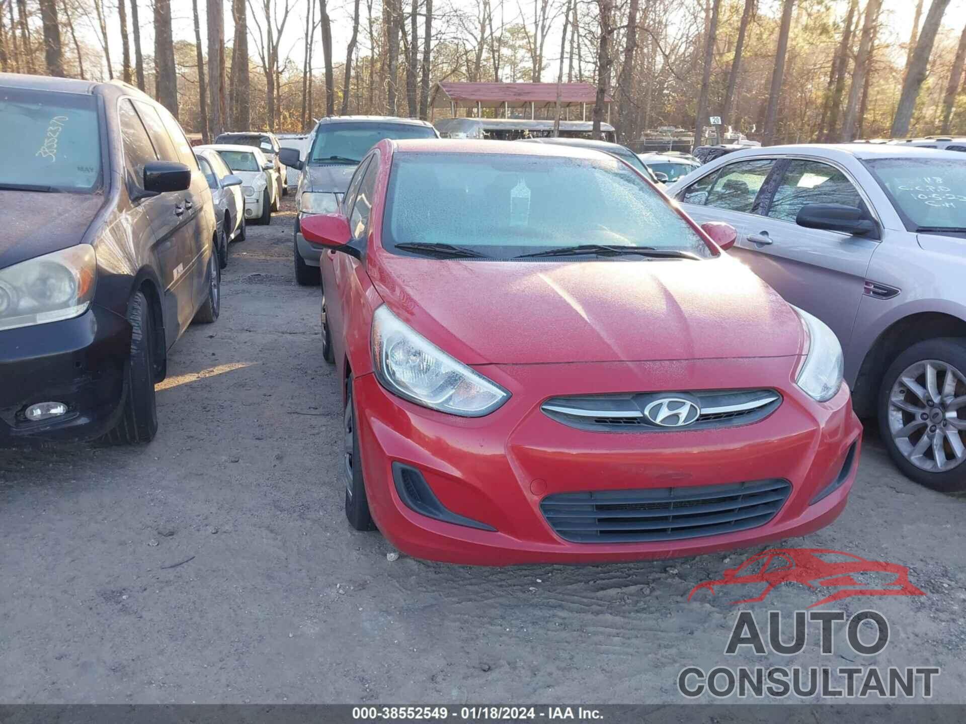 HYUNDAI ACCENT 2016 - KMHCT4AE9GU012068