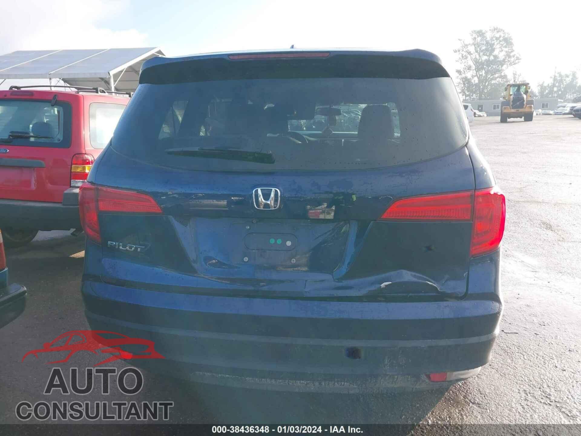 HONDA PILOT 2017 - 5FNYF5H51HB017207
