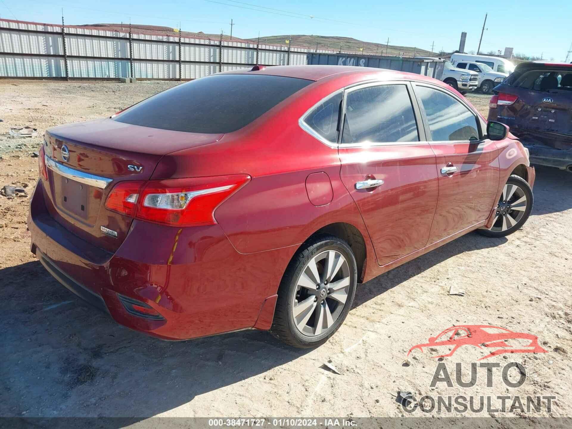 NISSAN SENTRA 2019 - 3N1AB7AP8KY206715