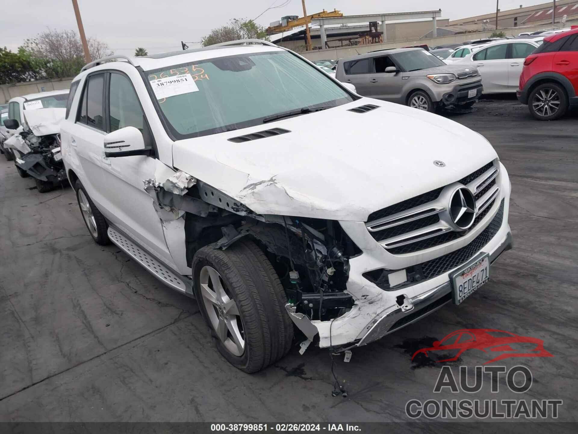 MERCEDES-BENZ GLE 350 2018 - 4JGDA5JB8JB095307