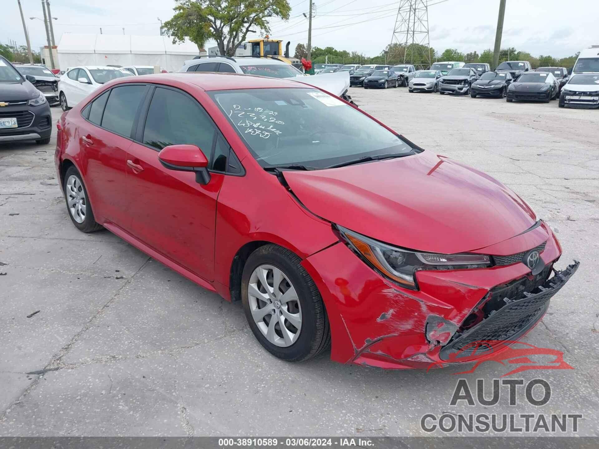 TOYOTA COROLLA 2021 - JTDEPMAE3MJ144337