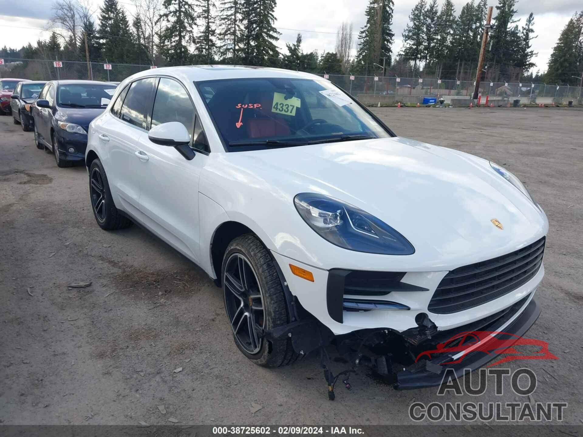 PORSCHE MACAN 2019 - WP1AA2A54KLB05177