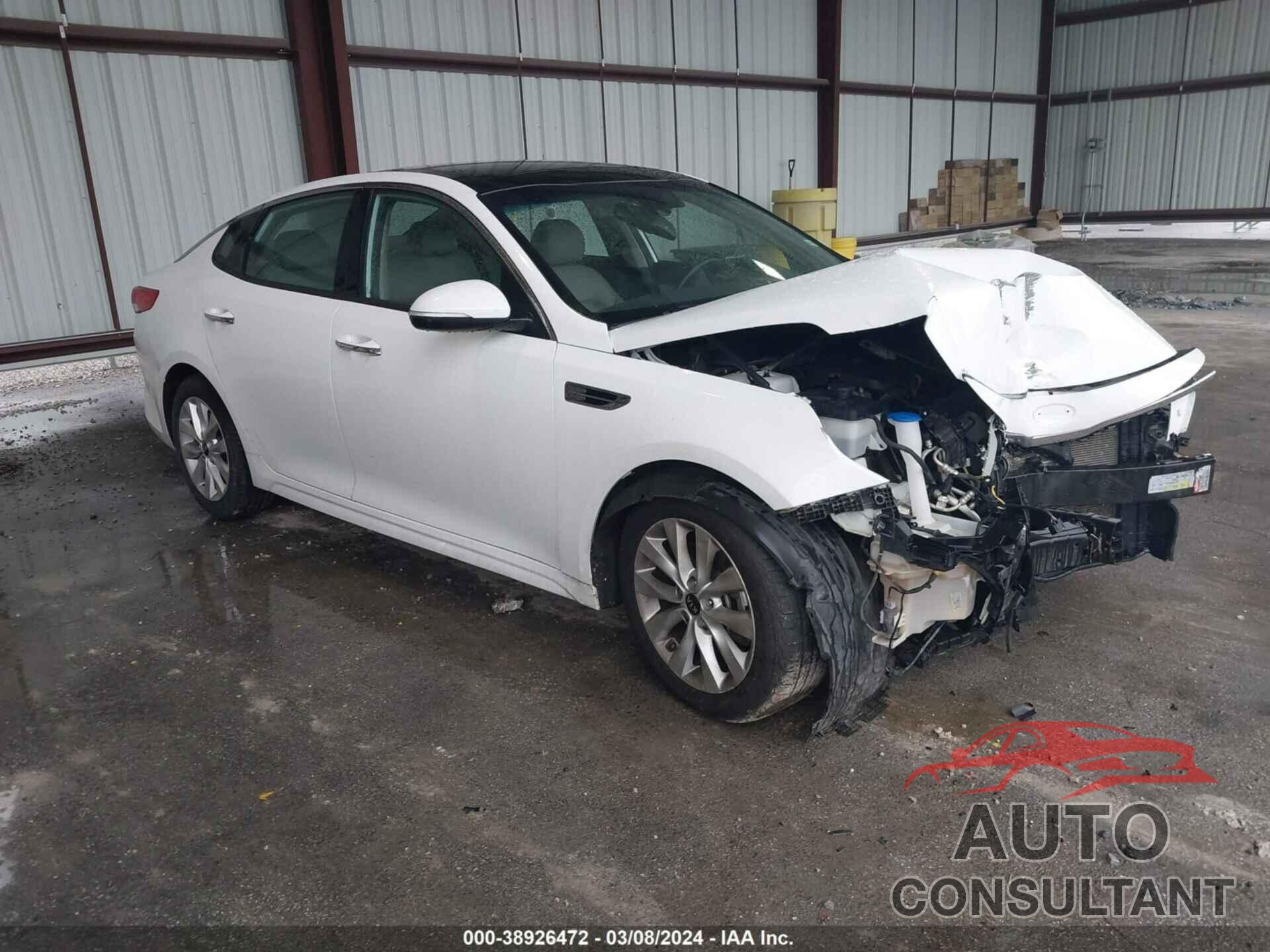 KIA OPTIMA 2018 - 5XXGU4L39JG195726