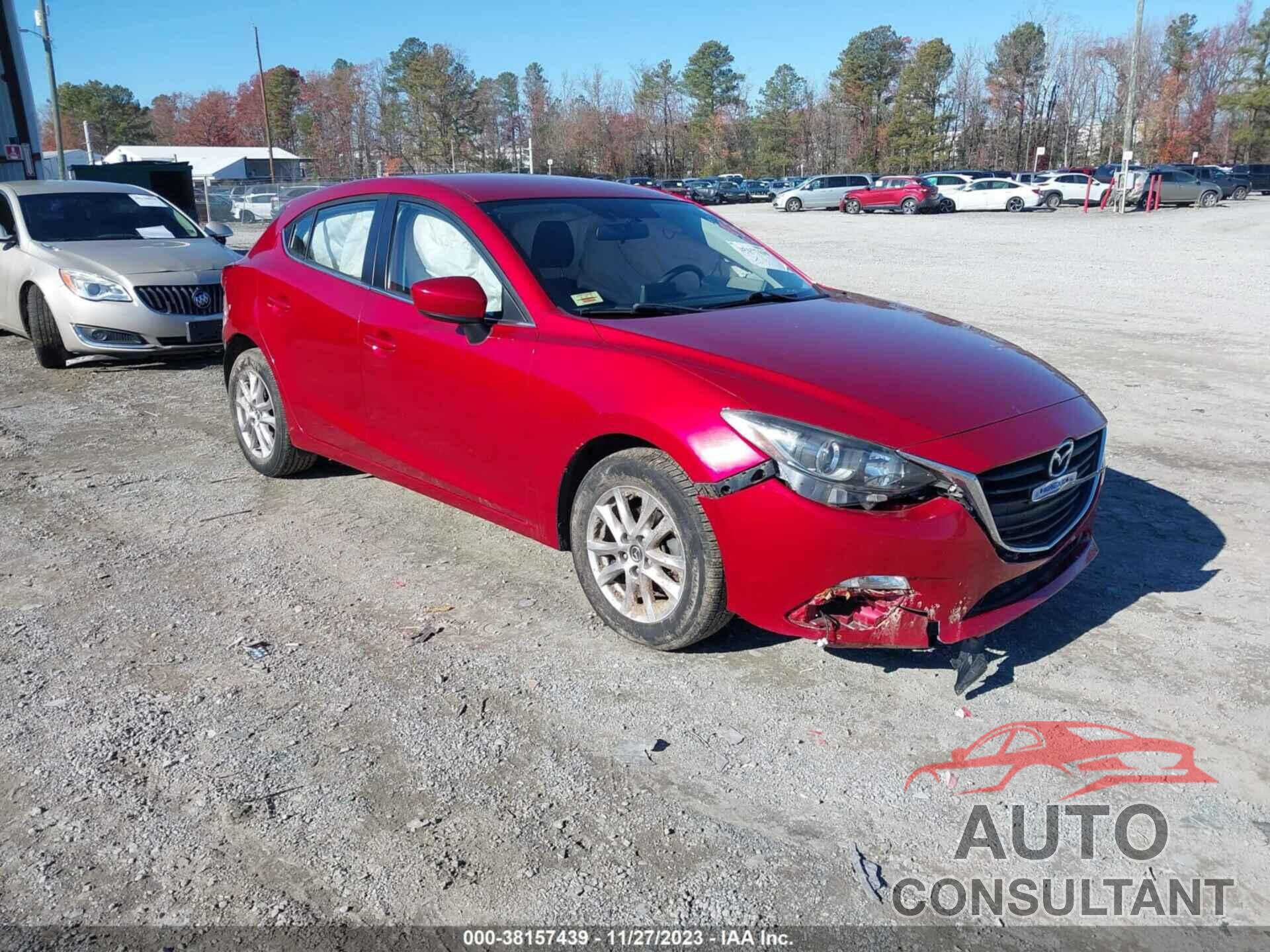 MAZDA MAZDA3 2016 - JM1BM1K74G1332444