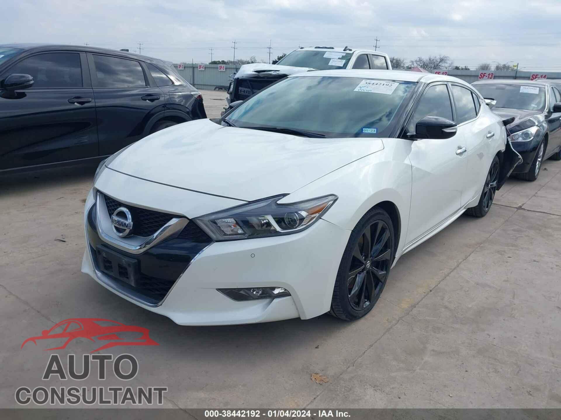NISSAN MAXIMA 2017 - 1N4AA6AP9HC397742
