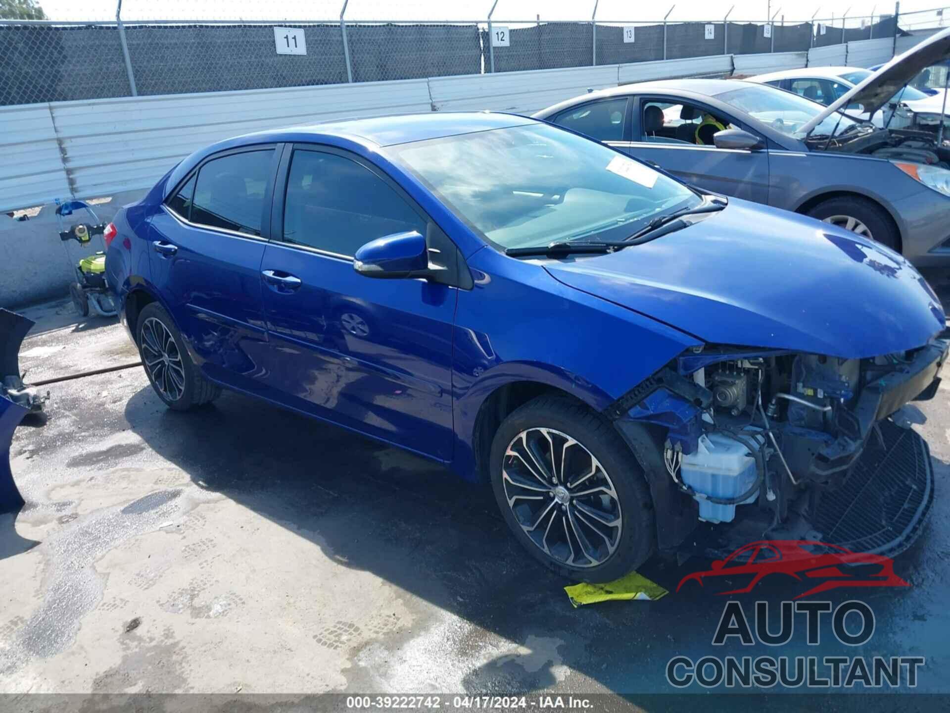 TOYOTA COROLLA 2016 - 5YFBURHE3GP520565
