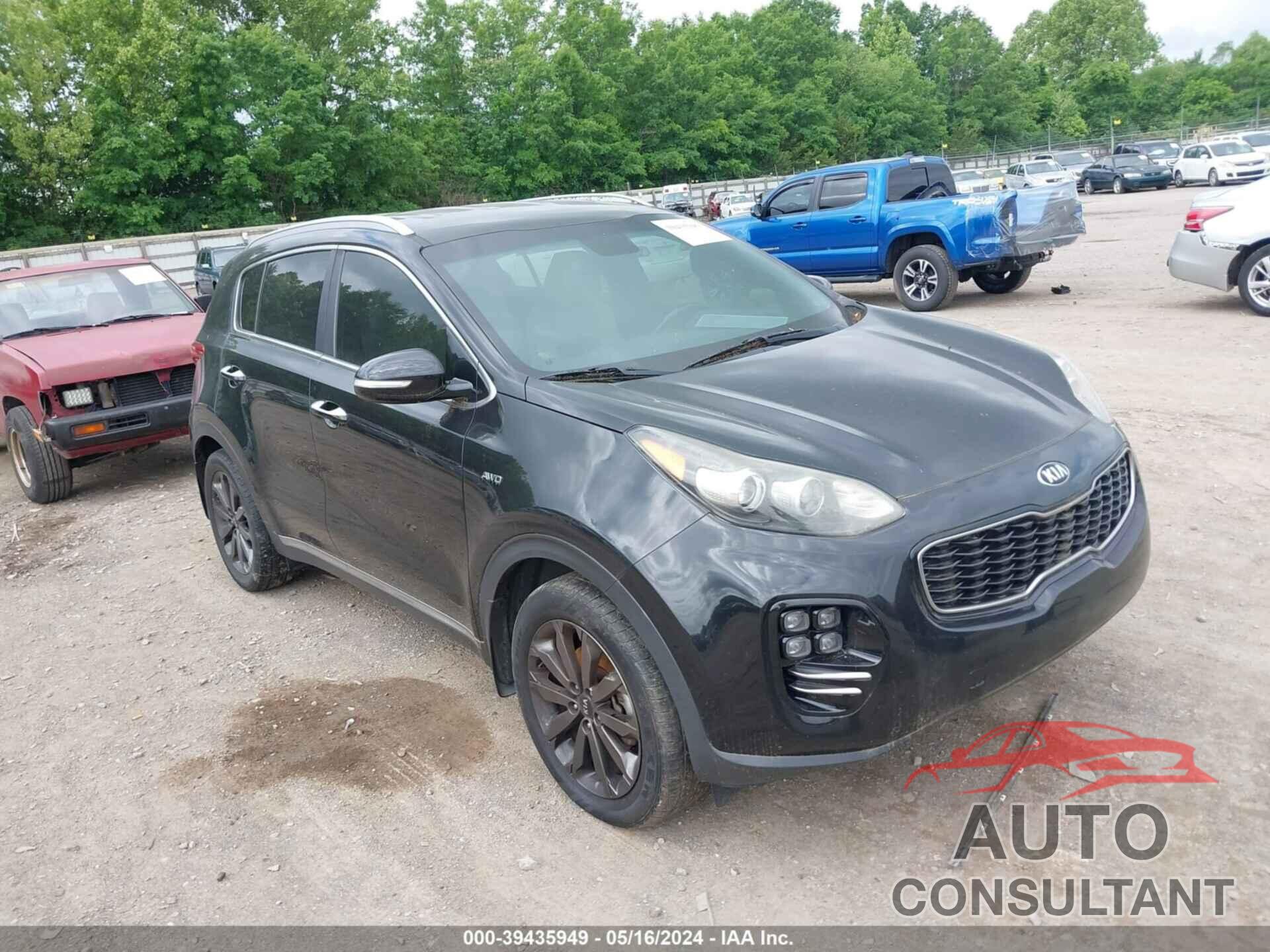 KIA SPORTAGE 2018 - KNDPNCAC9J7425560