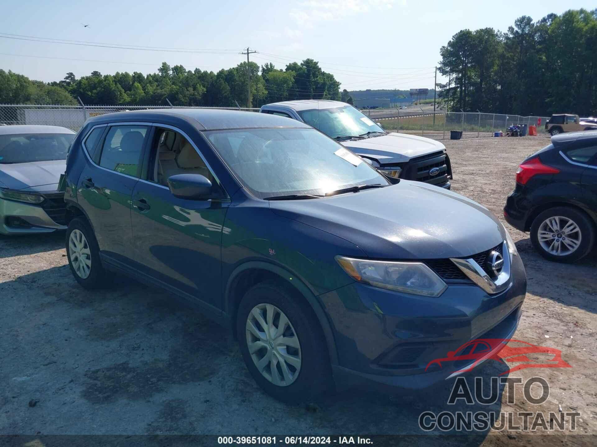 NISSAN ROGUE 2016 - KNMAT2MT8GP601086