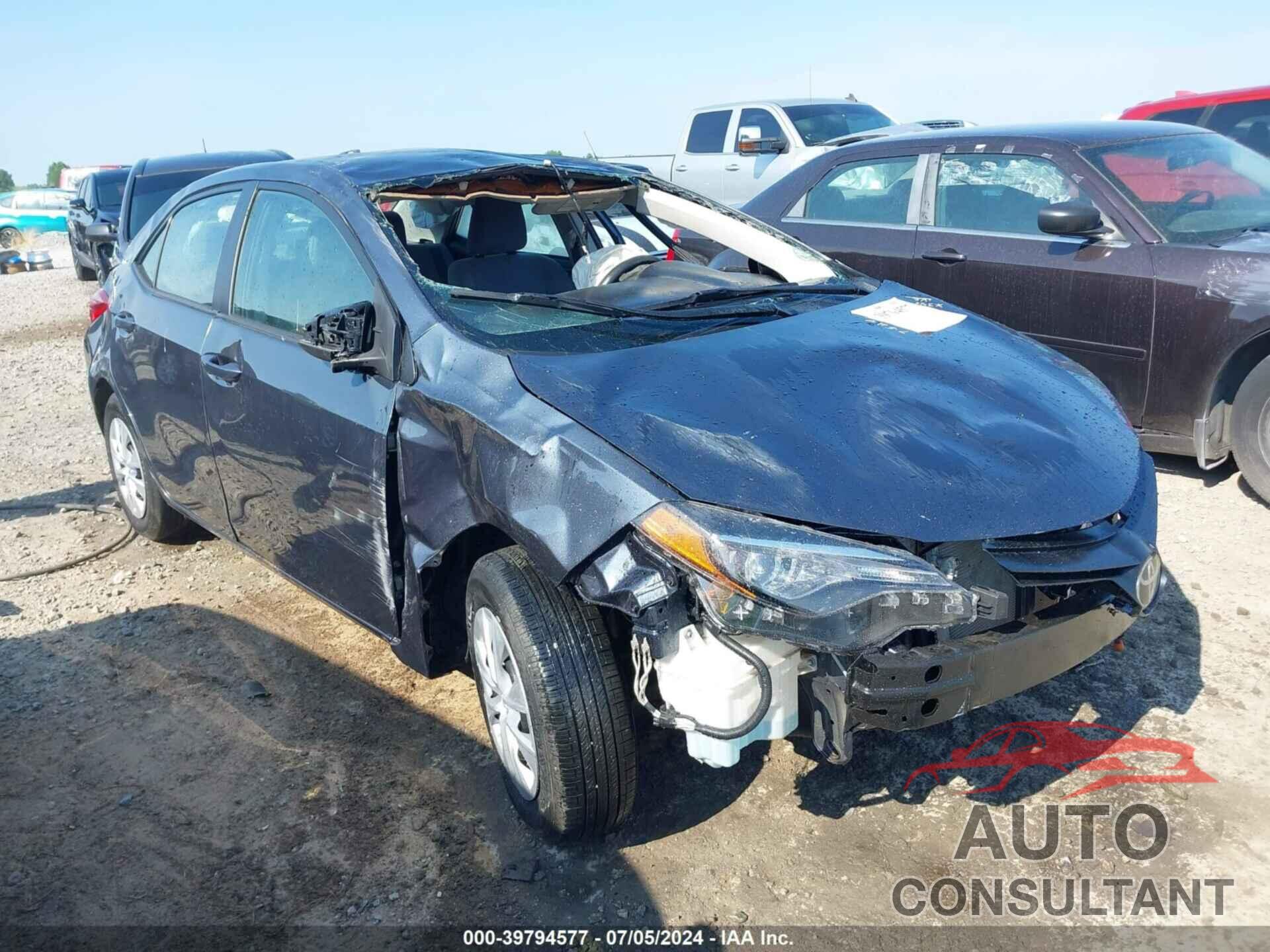 TOYOTA COROLLA 2019 - 2T1BURHE9KC204046
