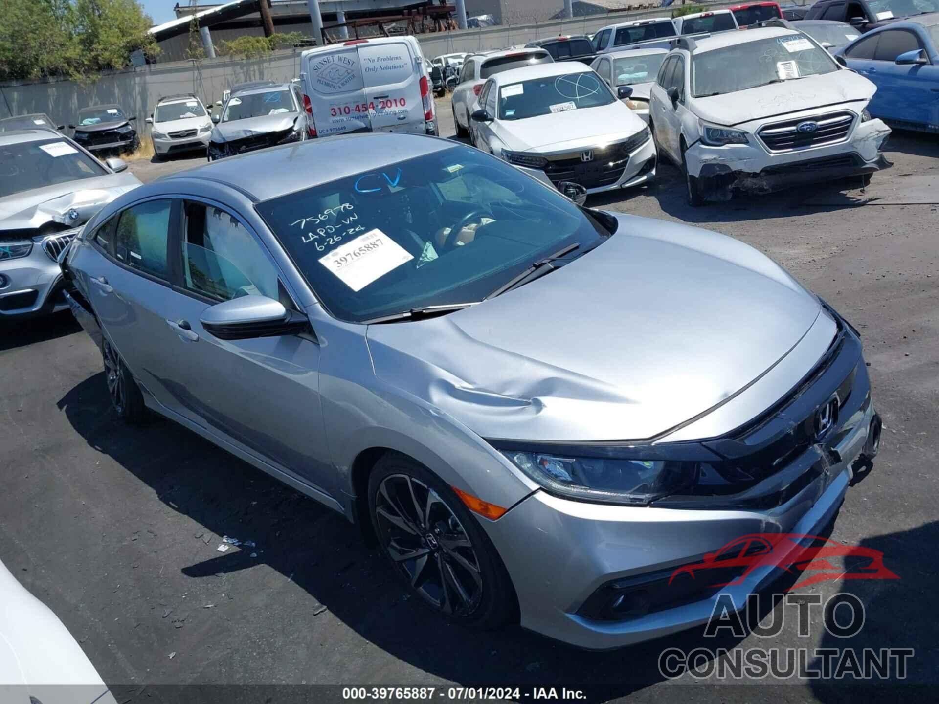 HONDA CIVIC 2021 - 2HGFC2F86MH523293