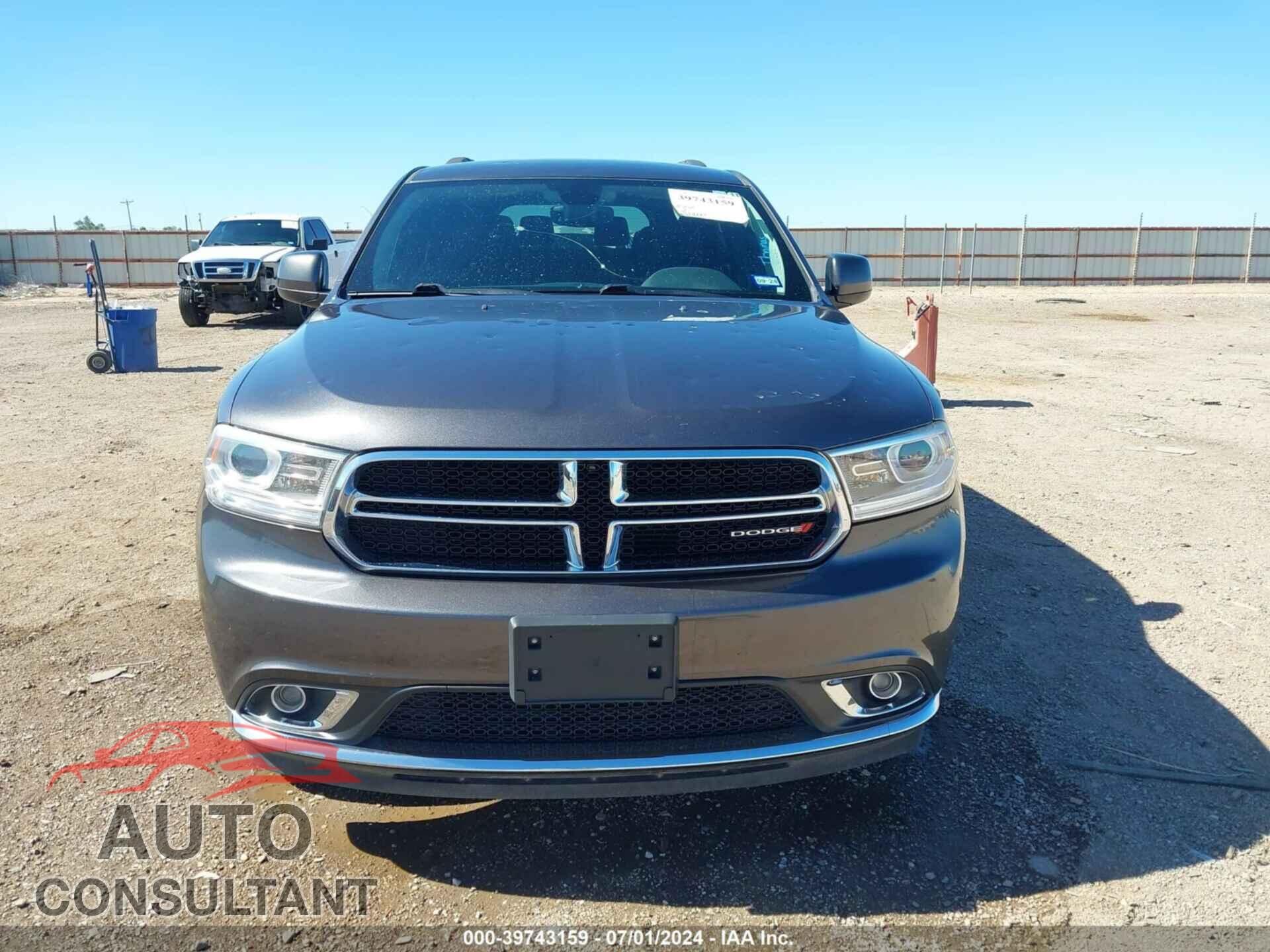 DODGE DURANGO 2017 - 1C4RDJAG2HC691510