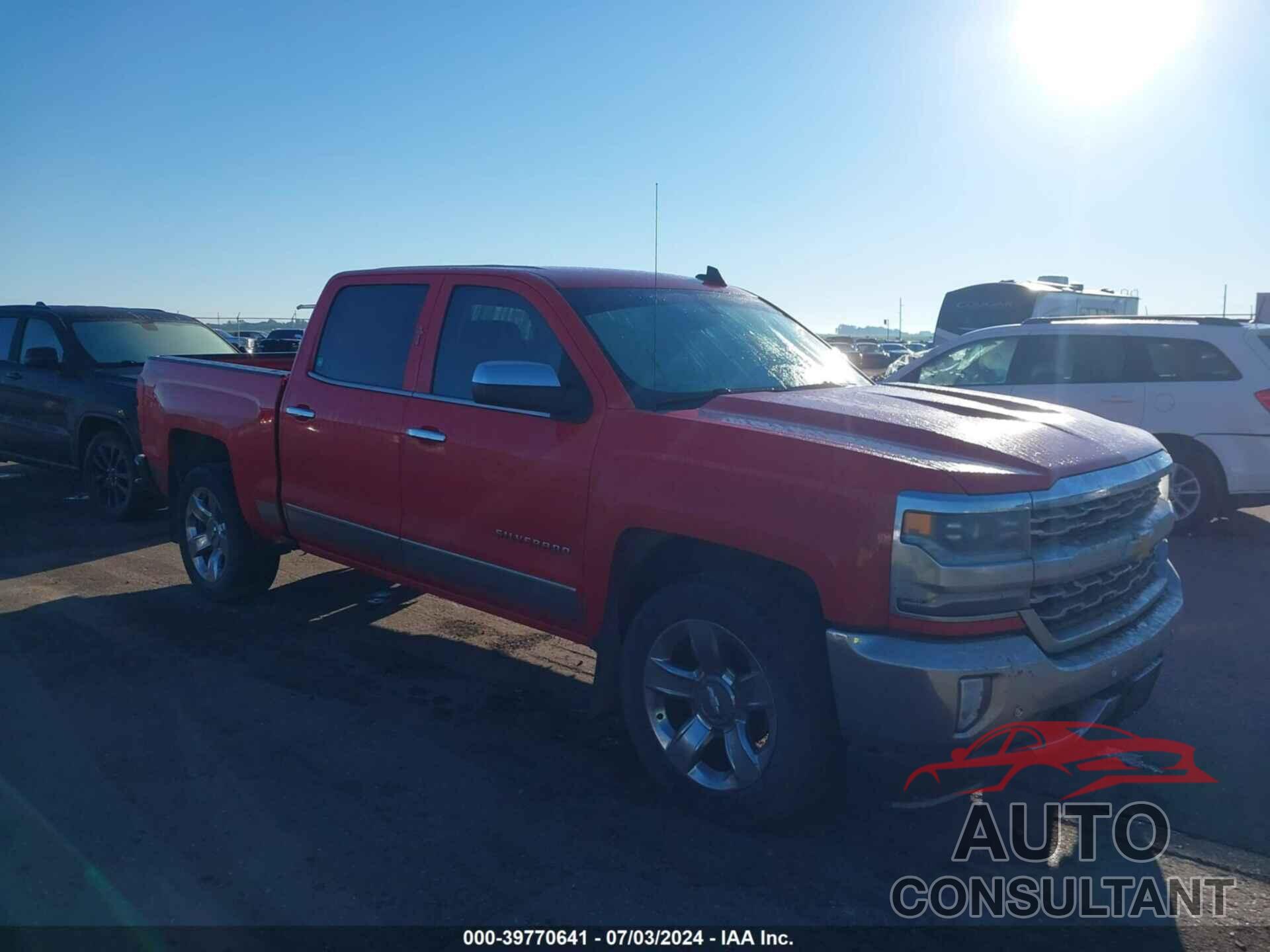 CHEVROLET SILVERADO 1500 2017 - 3GCUKSEC4HG328653