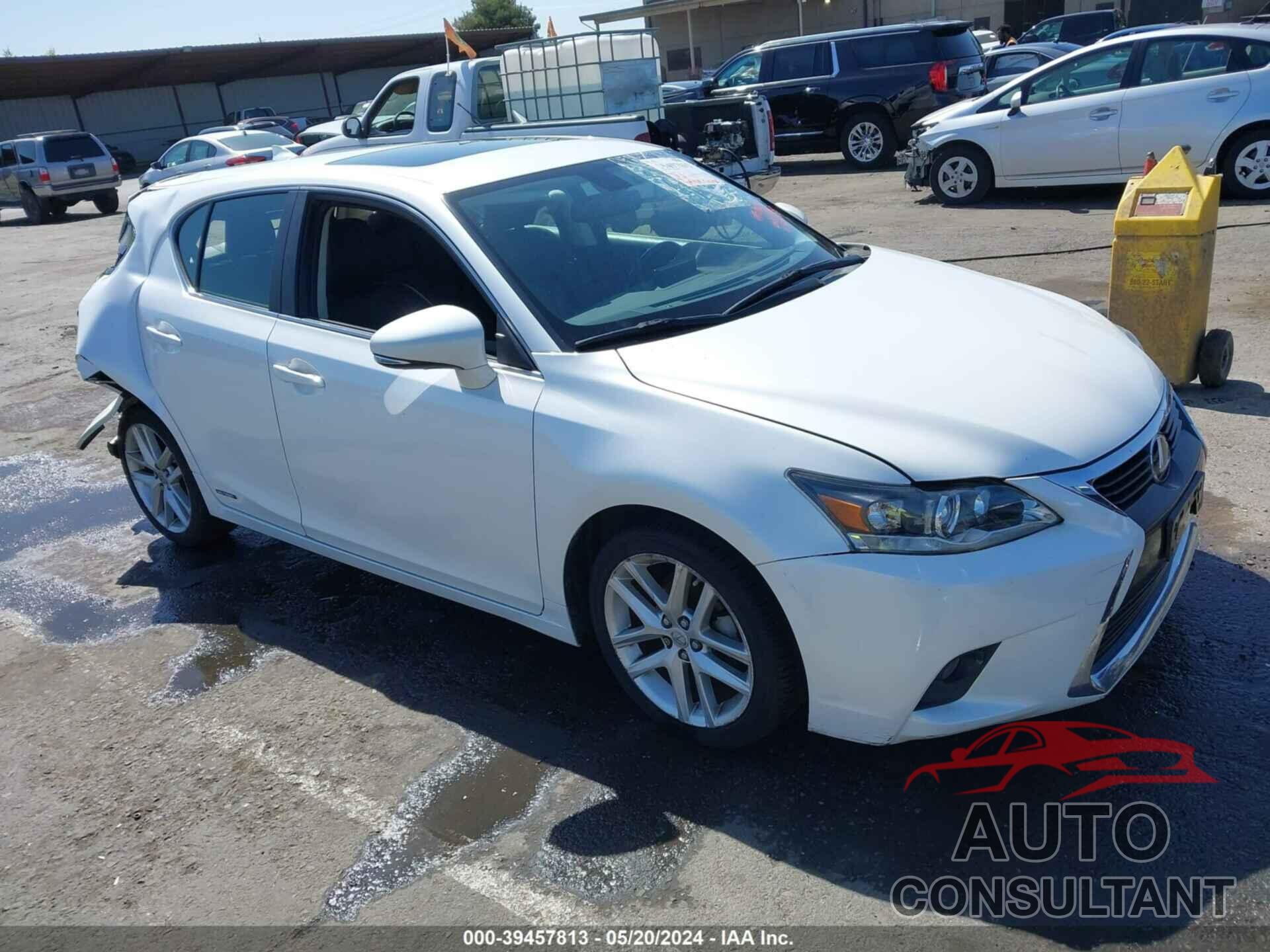 LEXUS CT 200H 2017 - JTHKD5BH5H2279960