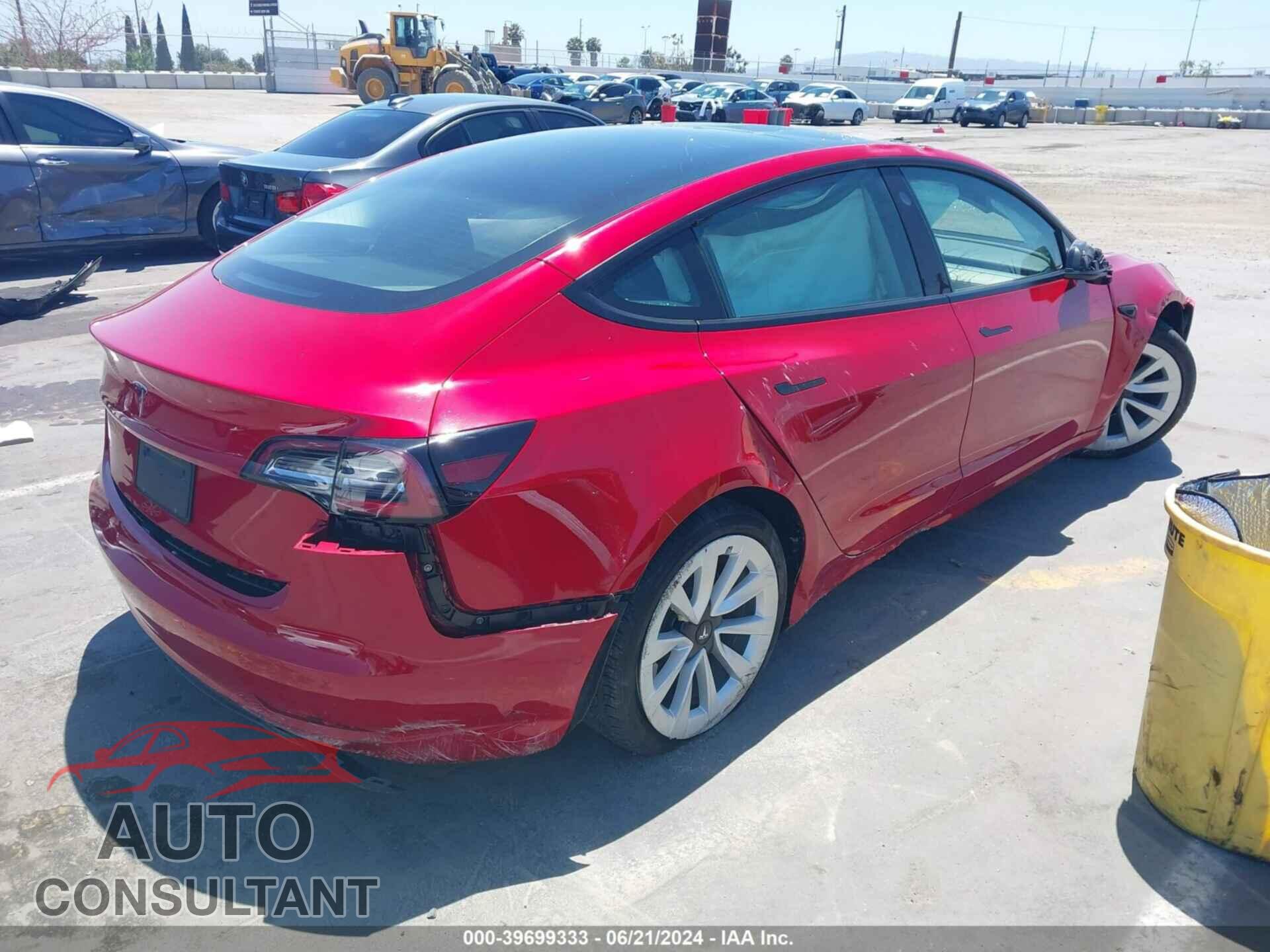 TESLA MODEL 3 2021 - 5YJ3E1EA3MF087101