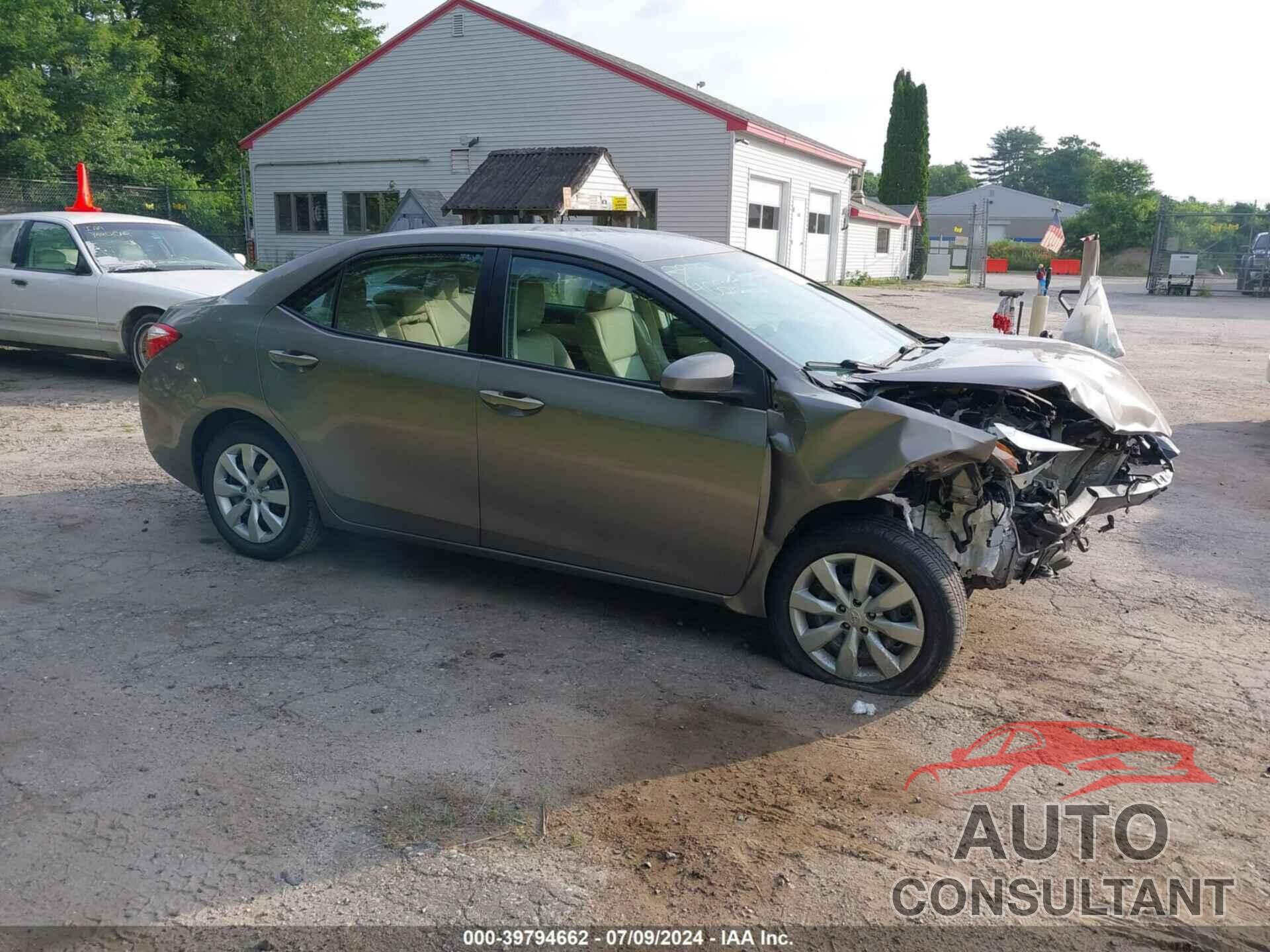 TOYOTA COROLLA 2016 - 2T1BURHE2GC621483