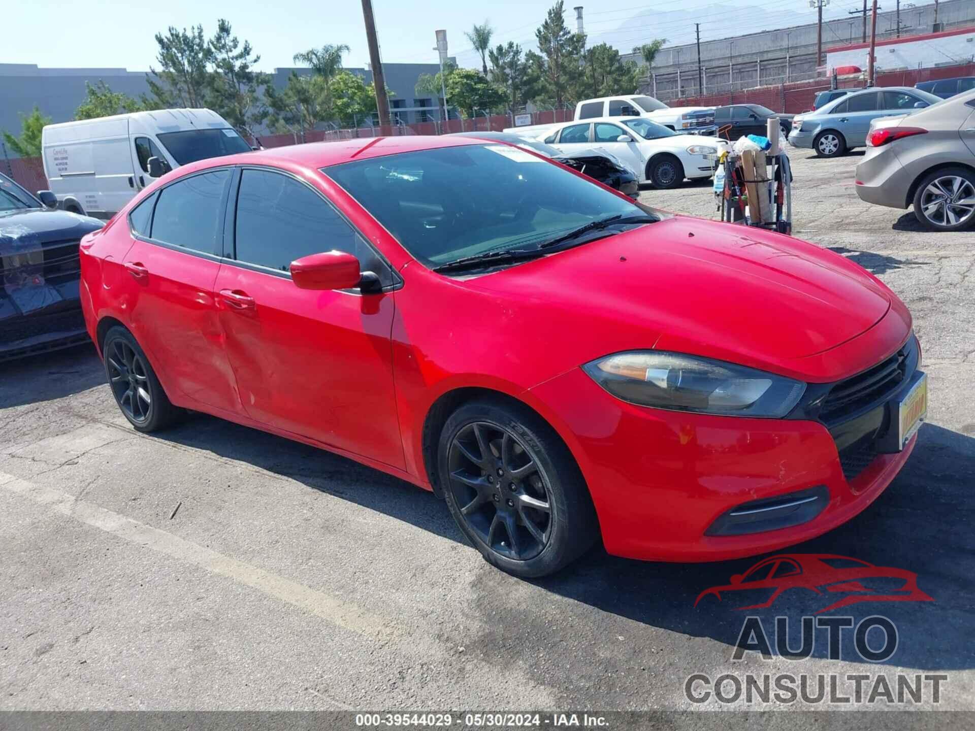 DODGE DART 2016 - 1C3CDFAA6GD650261