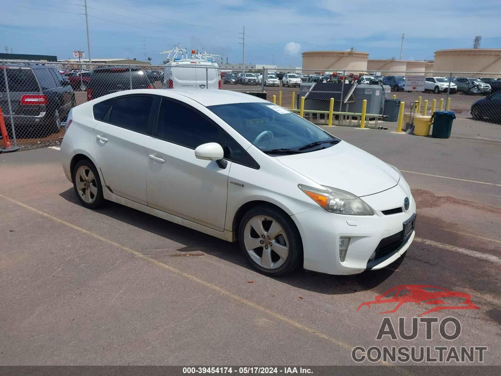 TOYOTA PRIUS 2012 - JTDKN3DU8C1554975