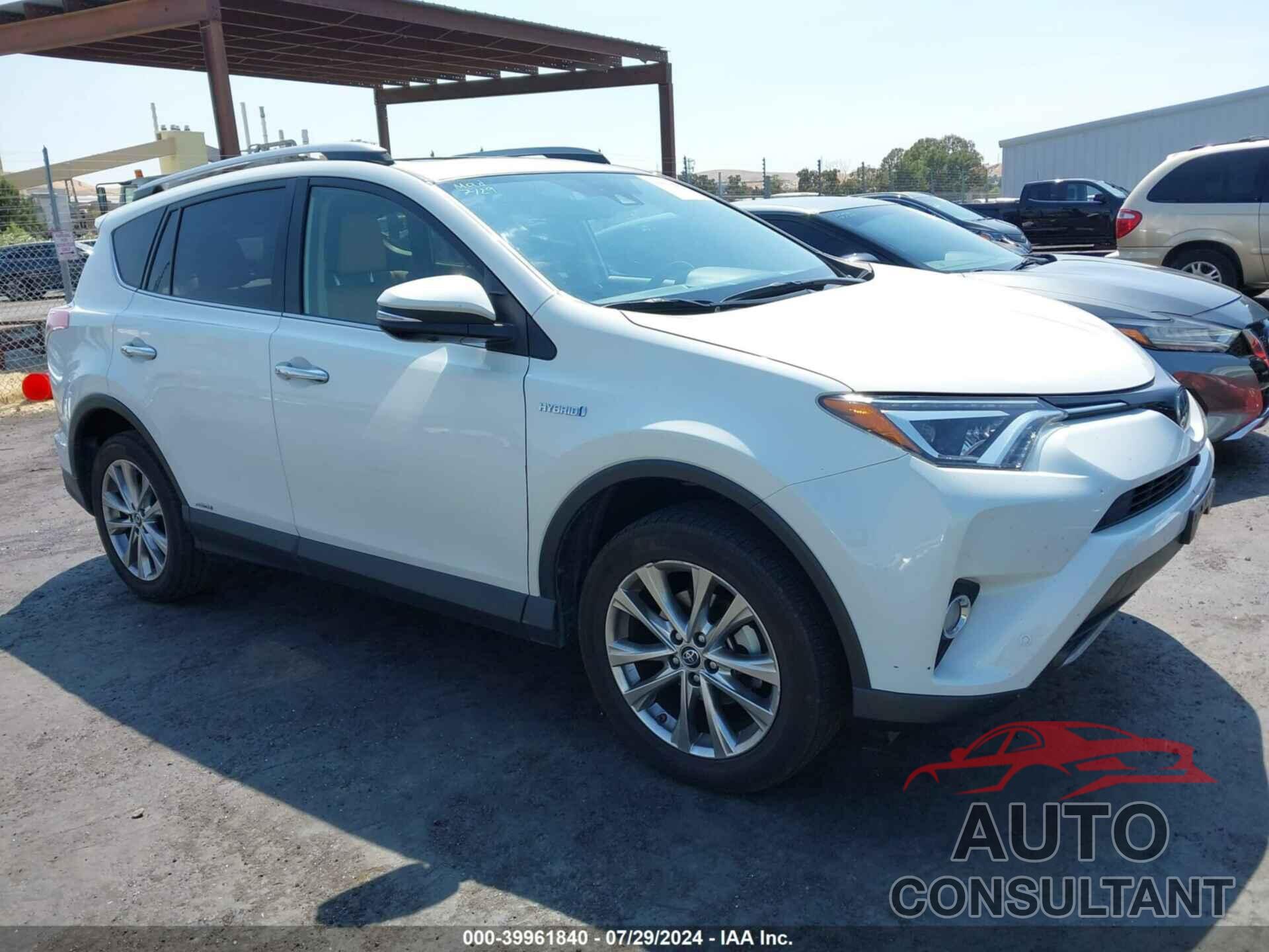 TOYOTA RAV4 HYBRID 2018 - JTMDJREV5JD191013