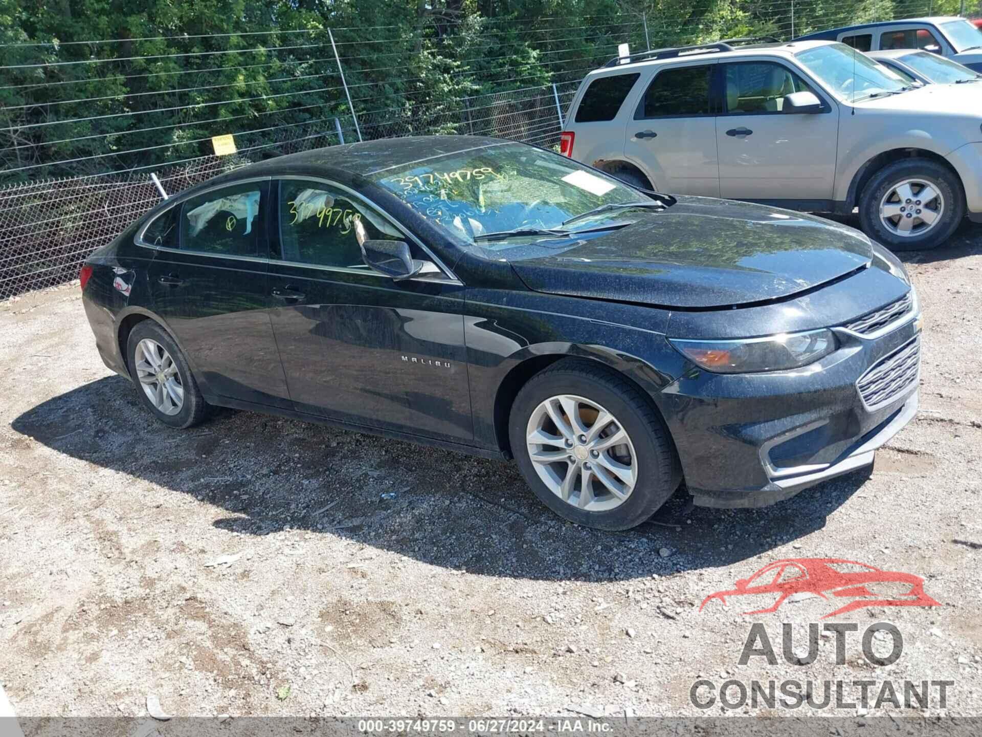 CHEVROLET MALIBU 2016 - 1G1ZE5ST1GF310686