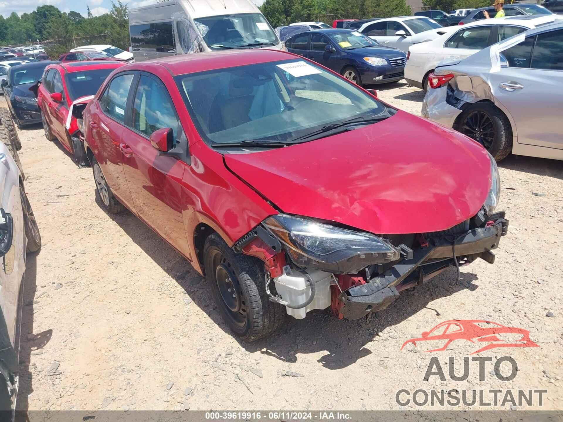 TOYOTA COROLLA 2017 - 2T1BURHE2HC960763