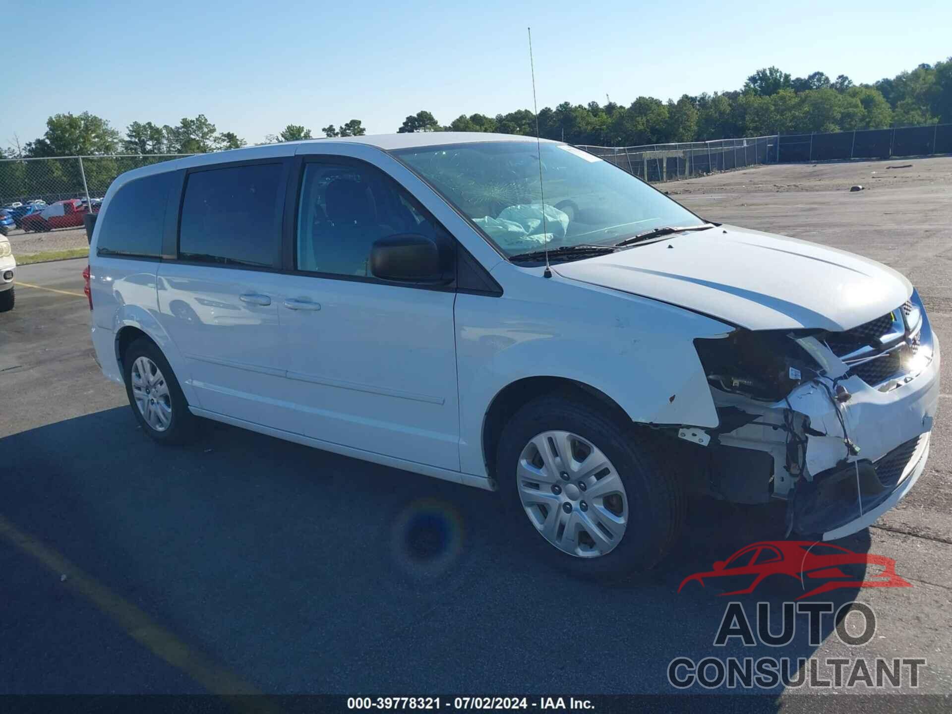 DODGE GRAND CARAVAN 2017 - 2C4RDGBG8HR708027