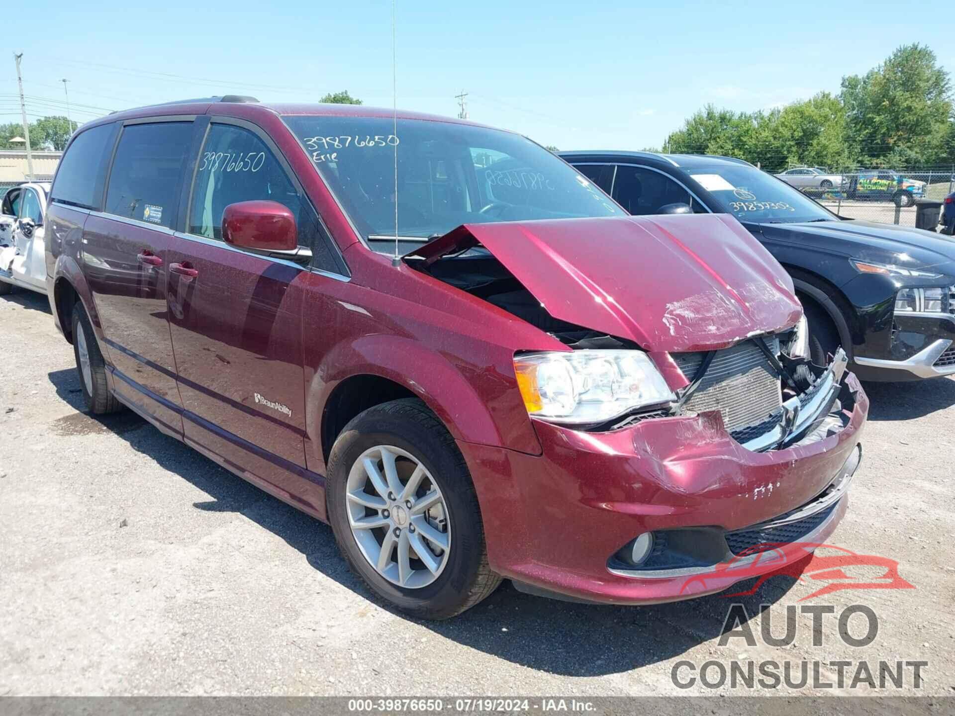 DODGE GRAND CARAVAN 2019 - 2C4RDGCG3KR510915