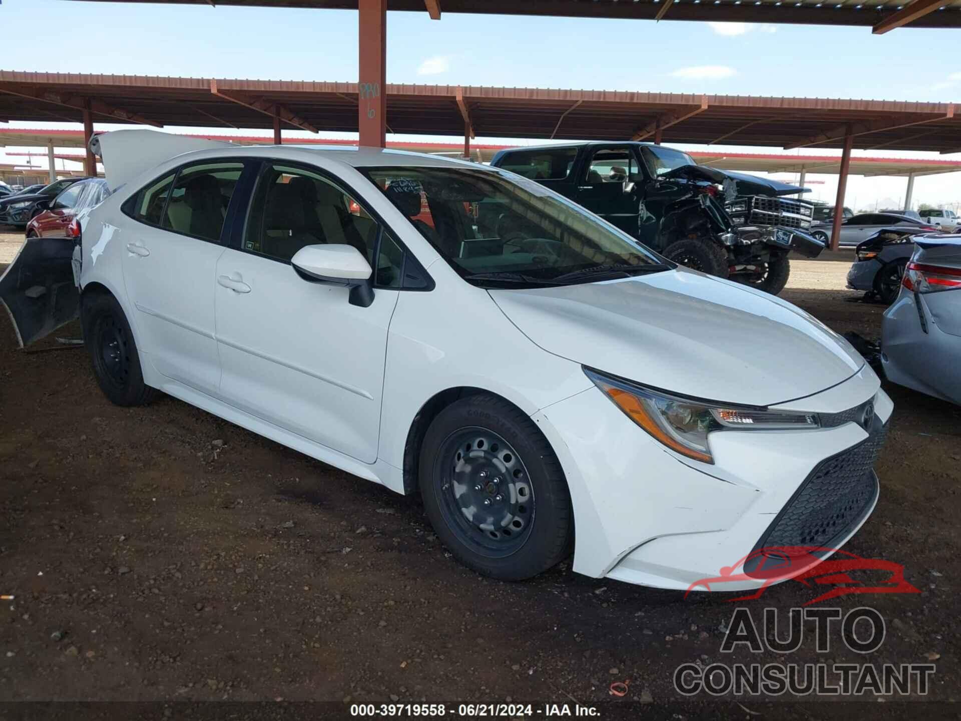 TOYOTA COROLLA 2020 - JTDEPRAE5LJ022574
