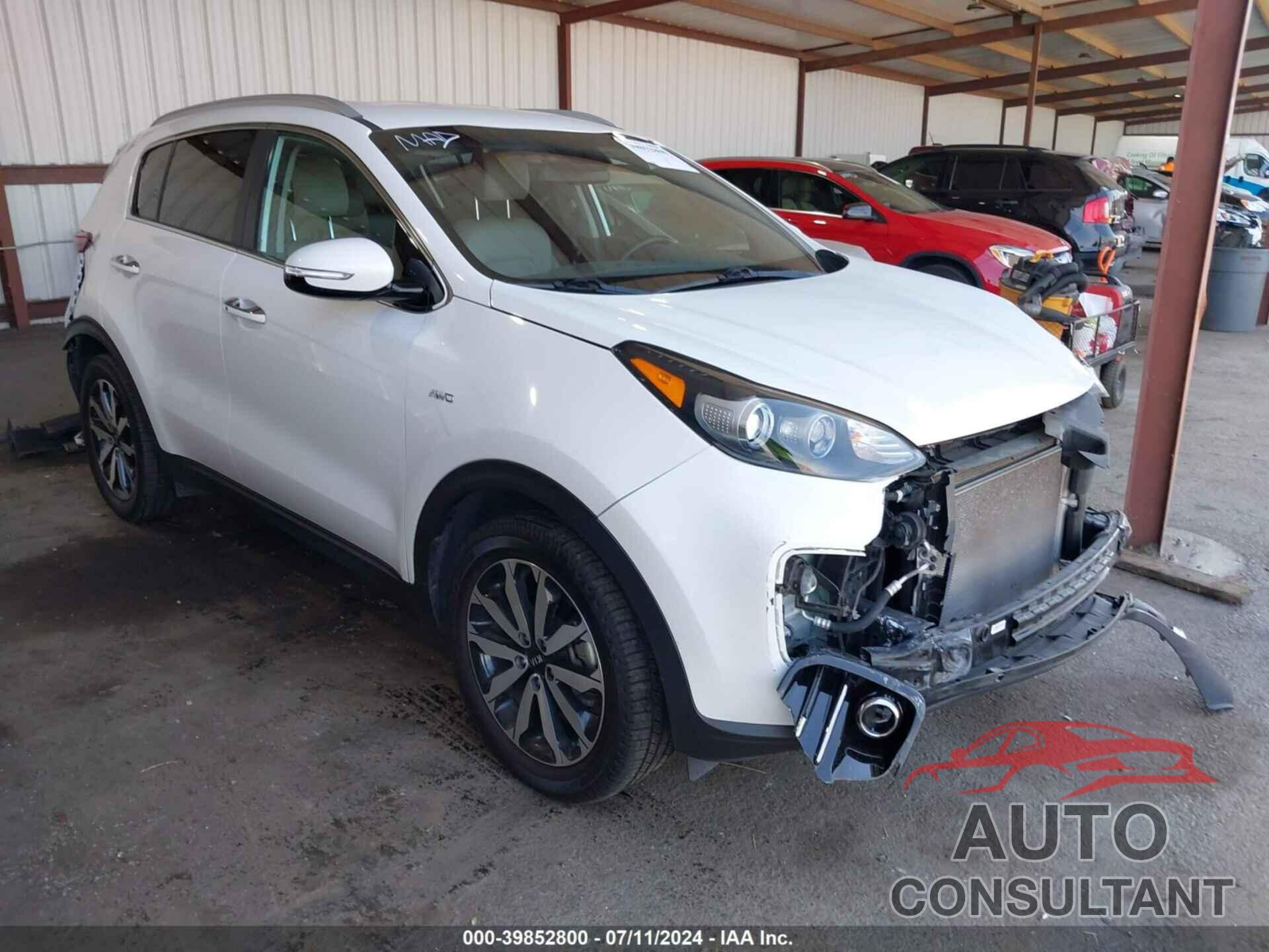 KIA SPORTAGE 2018 - KNDPNCACXJ7386333