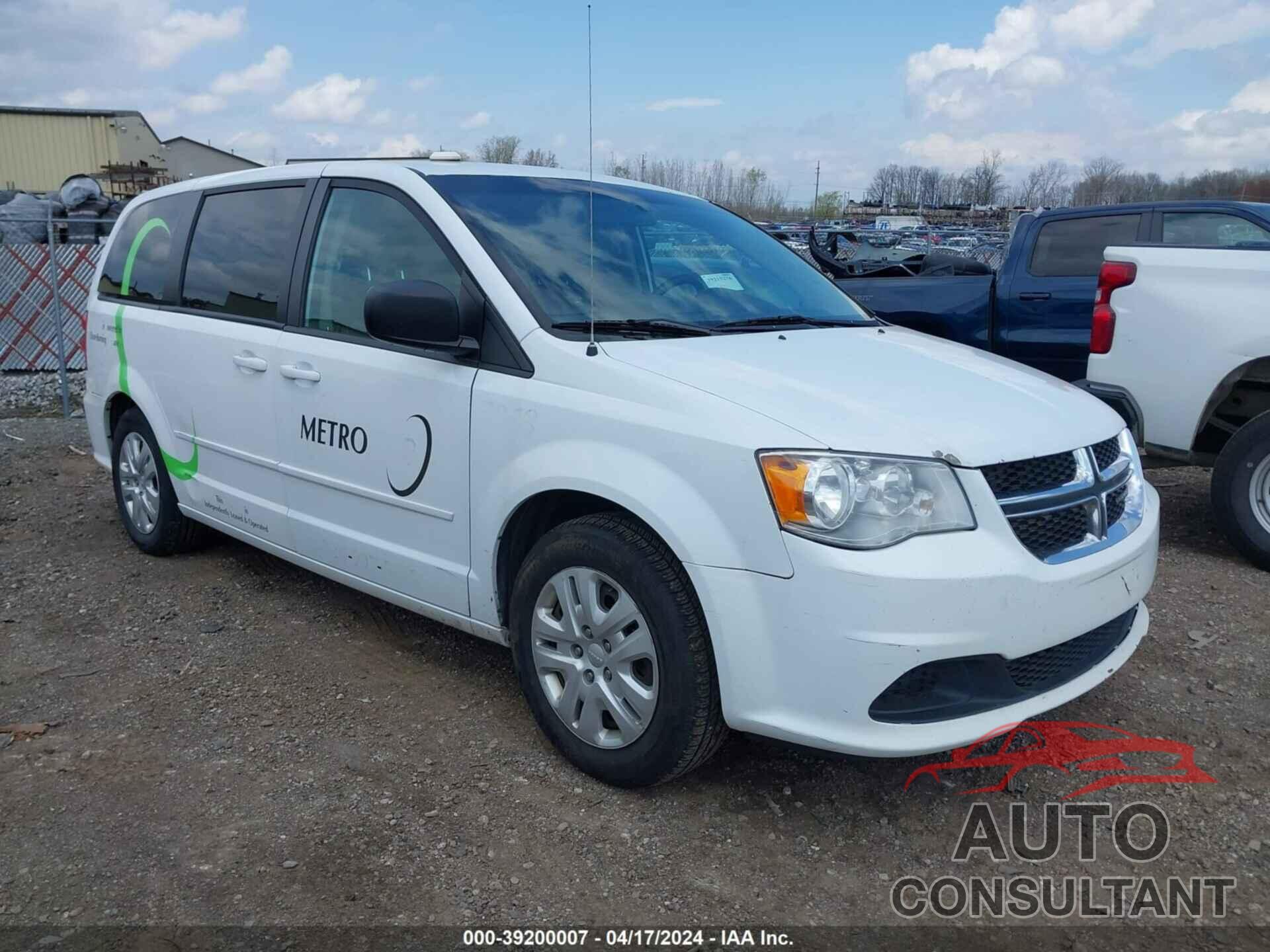 DODGE GRAND CARAVAN 2017 - 2C4RDGBGXHR775700