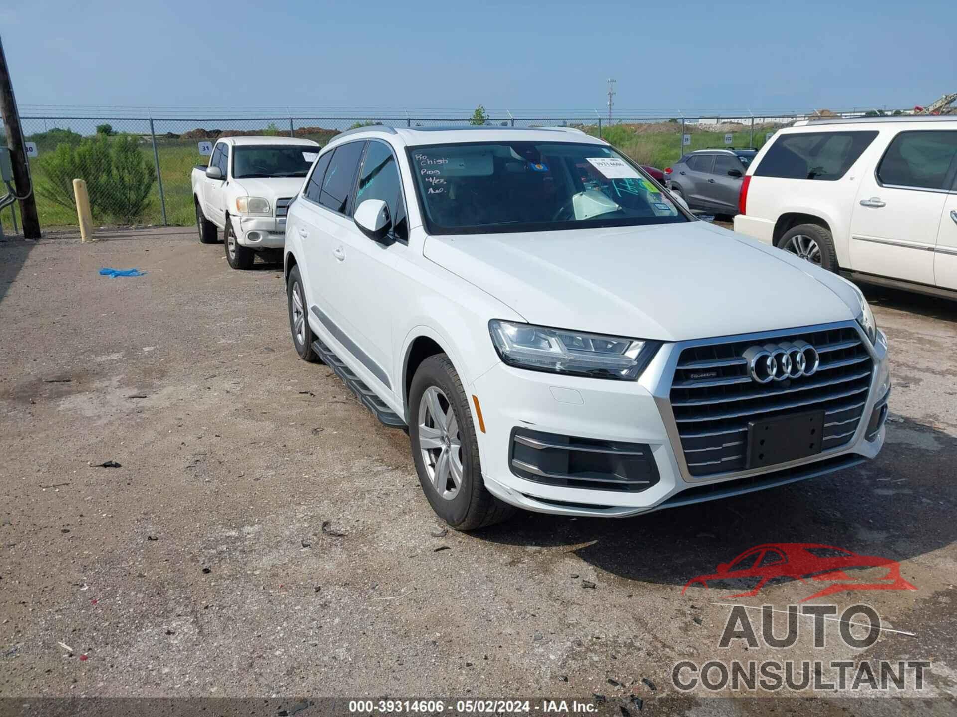 AUDI Q7 2019 - WA1LHAF74KD038482