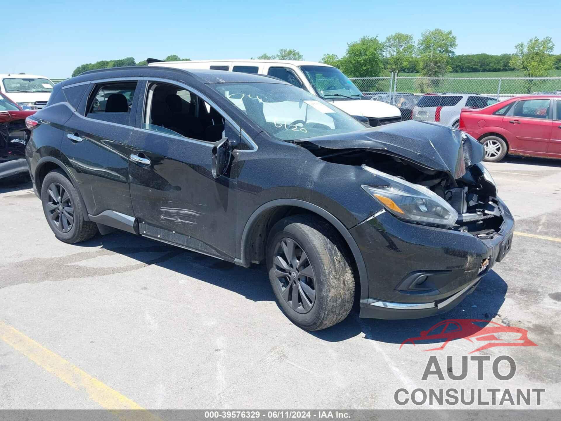 NISSAN MURANO 2018 - 5N1AZ2MH9JN154728