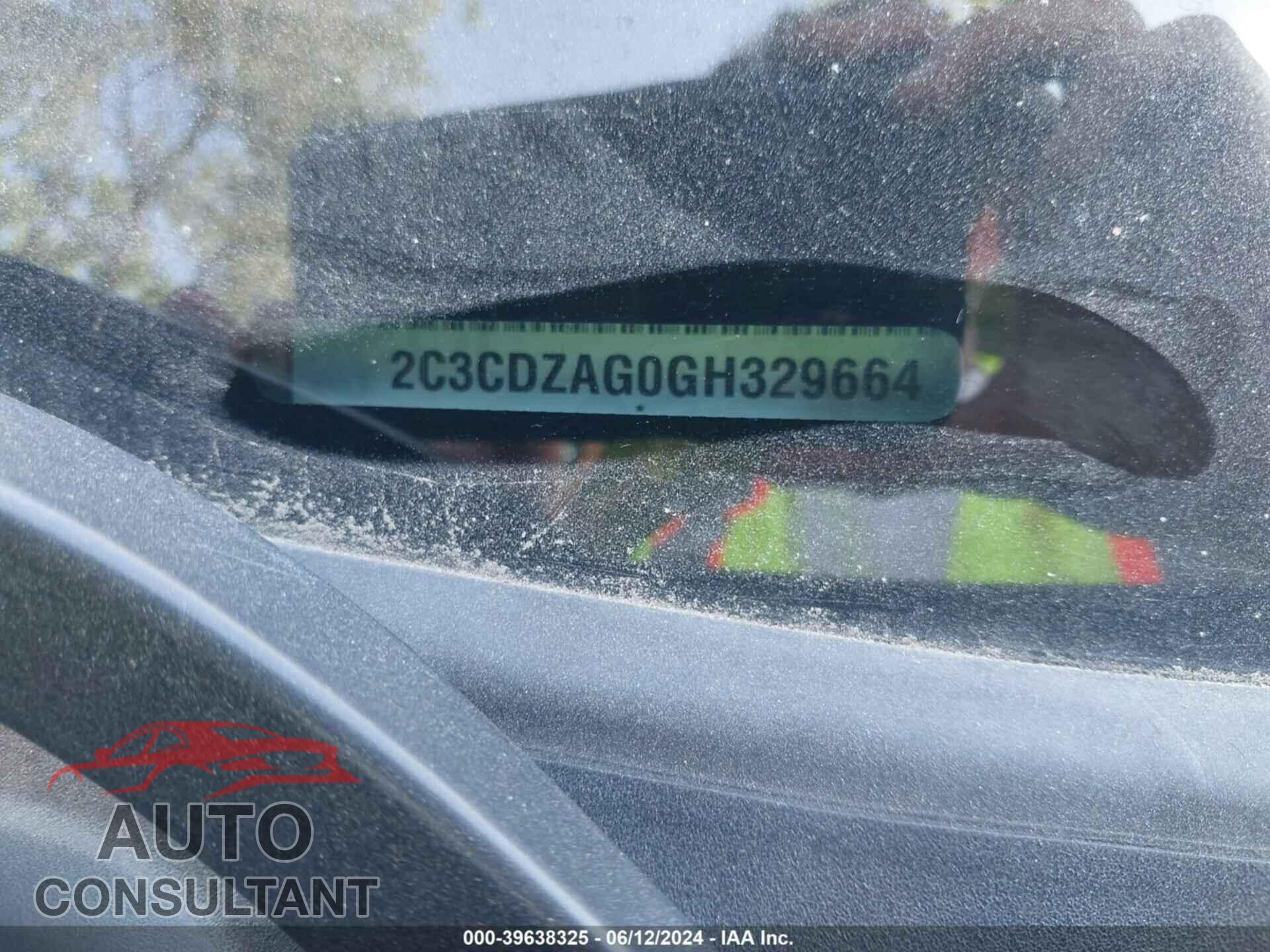 DODGE CHALLENGER 2016 - 2C3CDZAG0GH329664